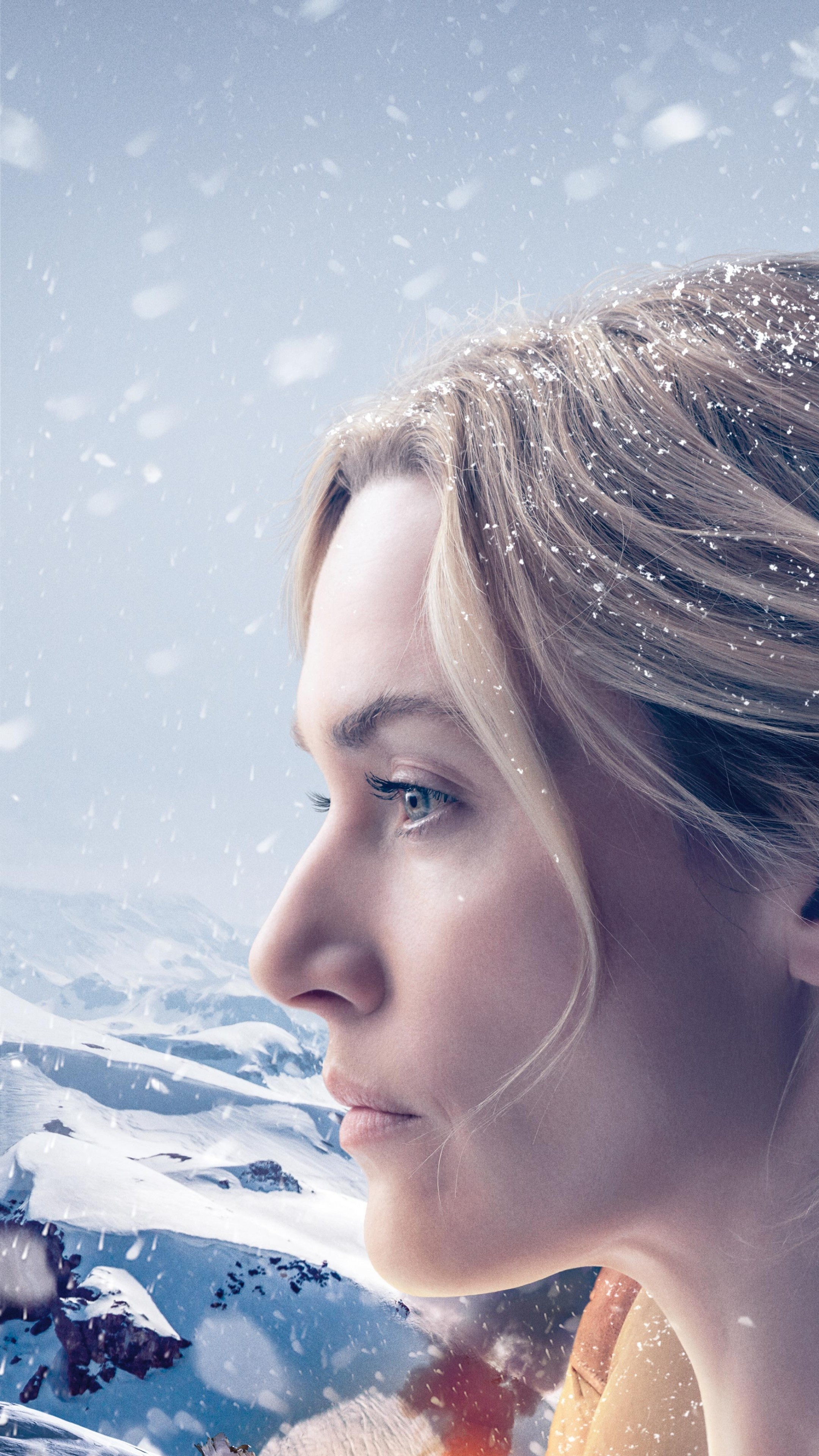 Kate Winslet, The Mountain Between Us movie, Idris Elba, 5K wallpaper, 2160x3840 4K Handy