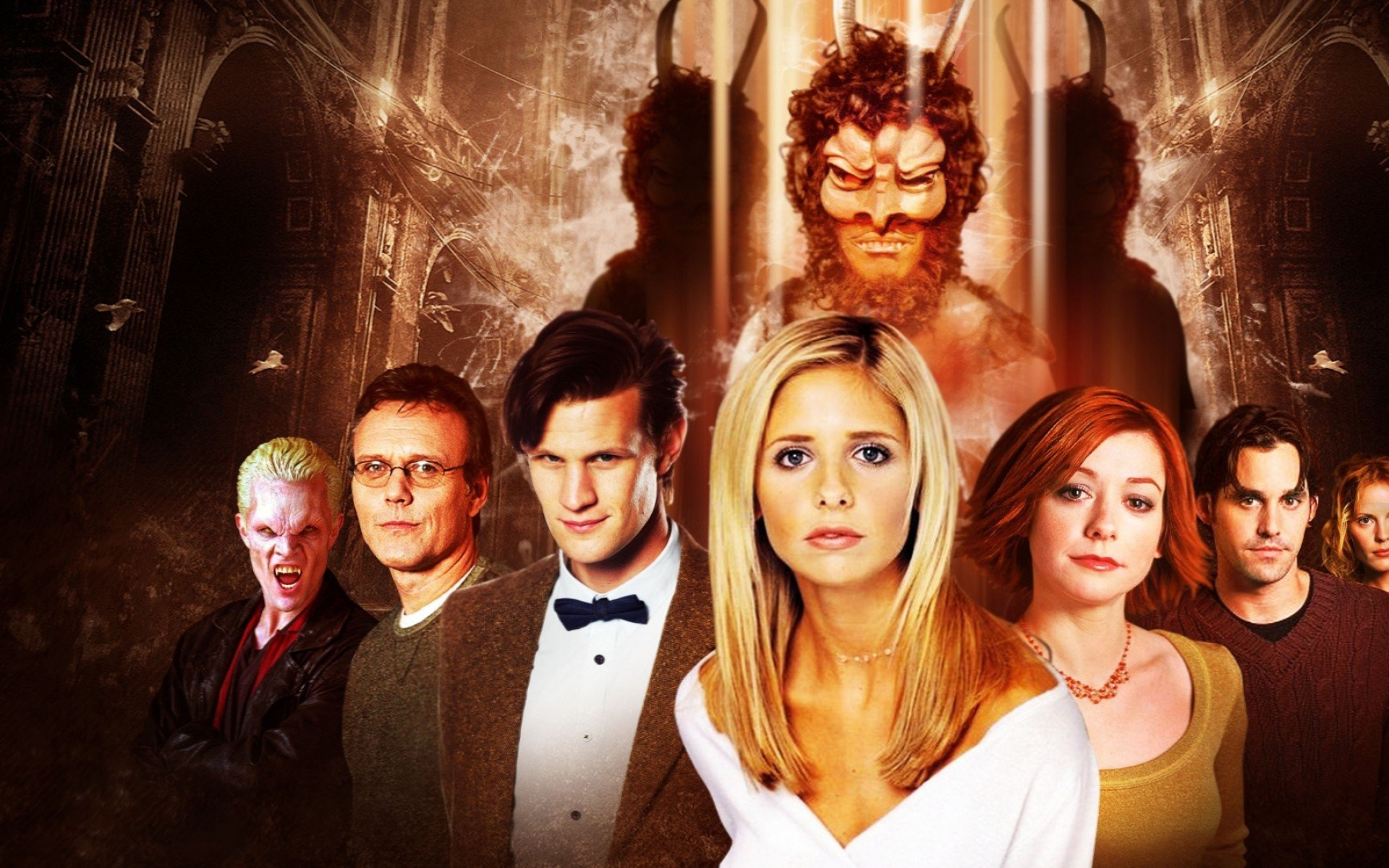 Buffy Vampire Slayer, Sarah Michelle Gellar, Supernatural drama, Action horror series, 1920x1200 HD Desktop