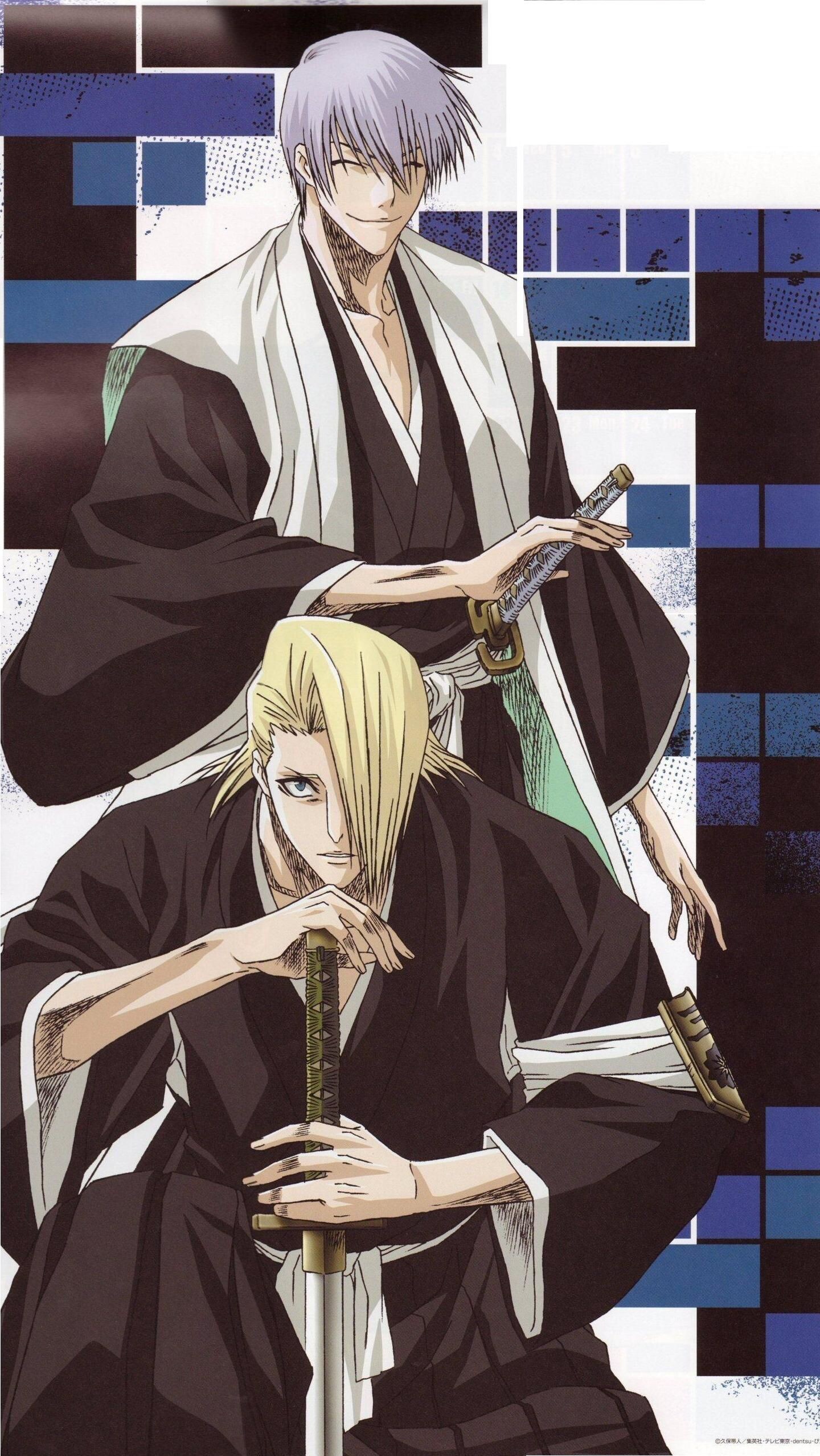 Gin Ichimaru: Izuru Kira, The lieutenant of the 3rd Division in the Gotei 13, Bleach, Bankai. 1440x2560 HD Wallpaper.