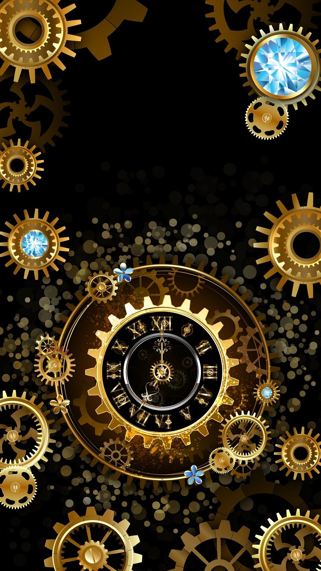 Steampunk wallpaper, Clock wallpaper, Cute wallpaper backgrounds, Clock sets, 1080x1920 Full HD Phone