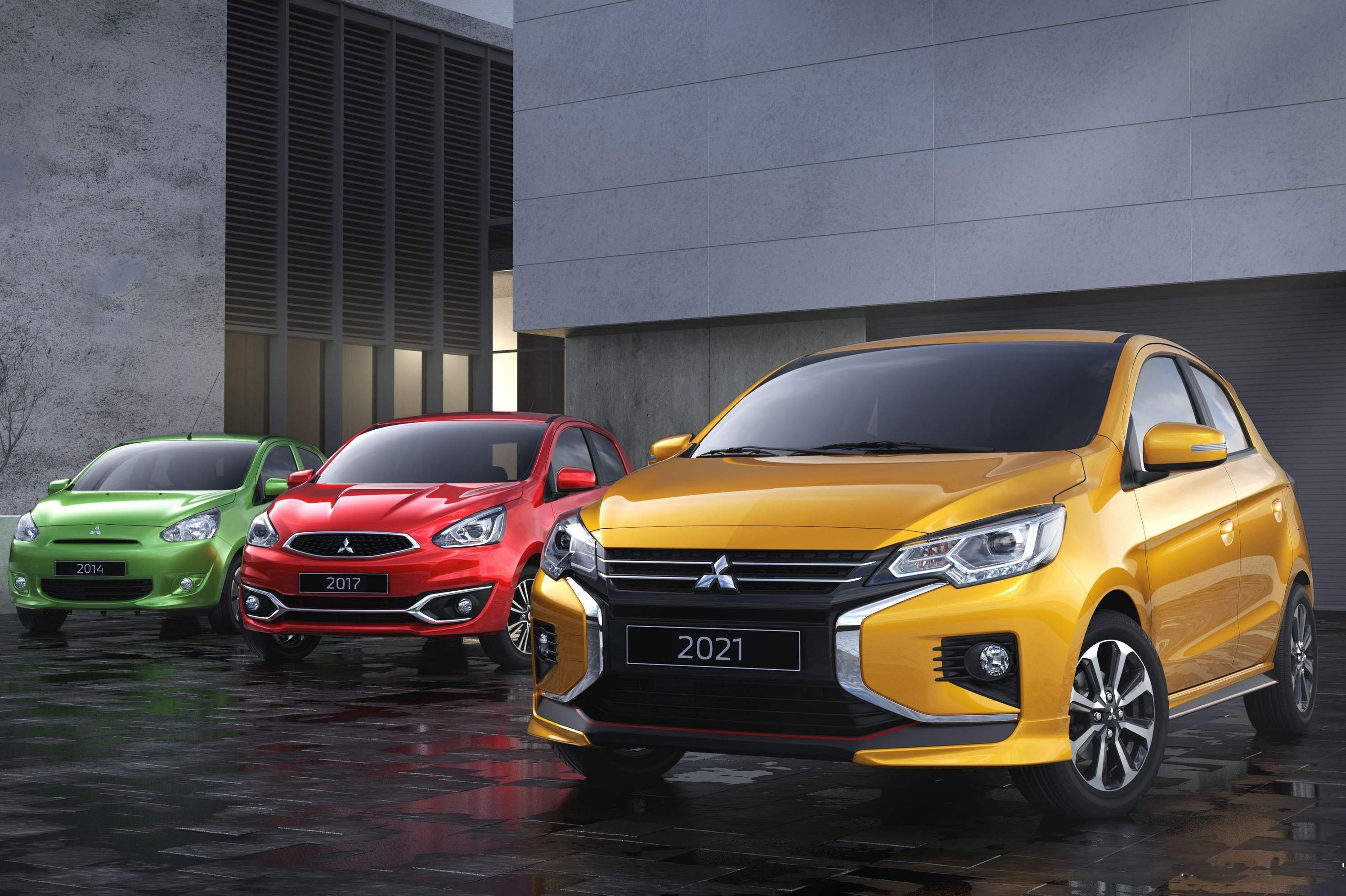 Mitsubishi Mirage, Refreshed 2021, New safety features, 3000x2000 HD Desktop