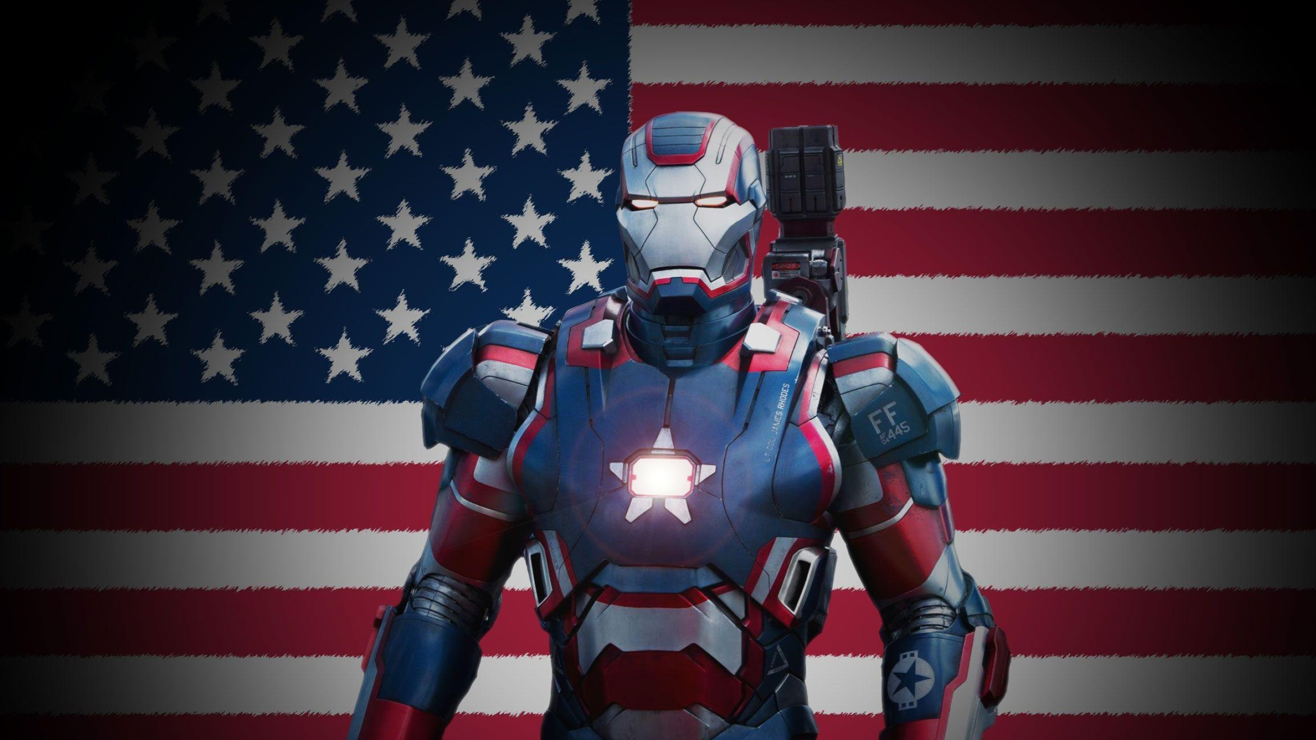 Iron Patriot wallpapers, images, HD backgrounds, Iron Patriot's iconic look, 2560x1440 HD Desktop