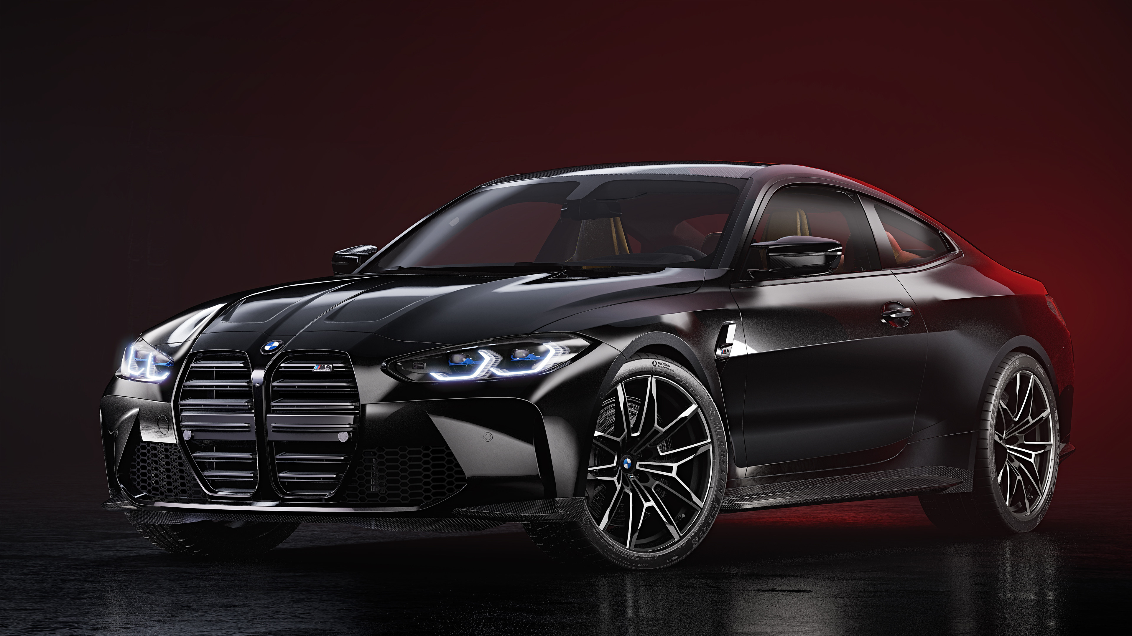 BMW M4, Unreal Engine studio lighting, 2021 edition, 3840x2160 4K Desktop