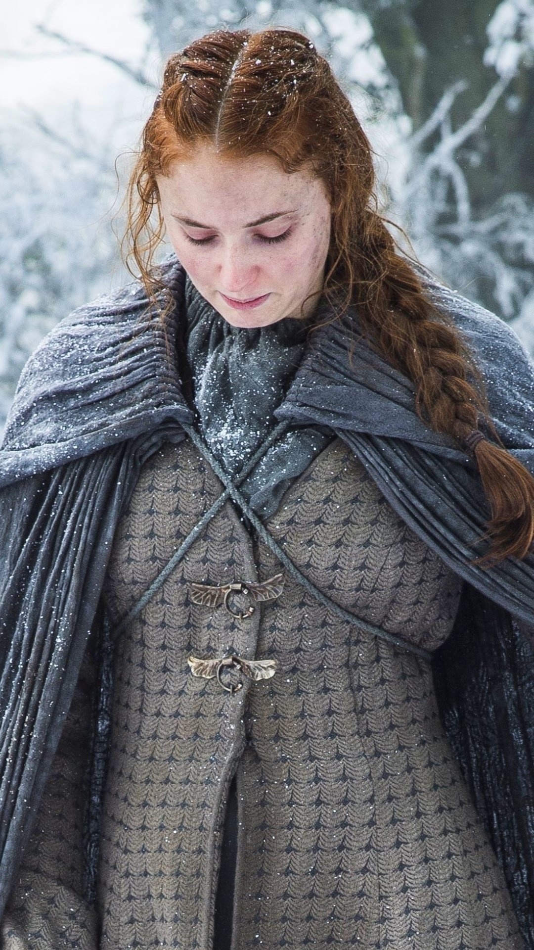 Sansa Stark, TV show character, Game of Thrones, Small screen drama, 1080x1920 Full HD Phone