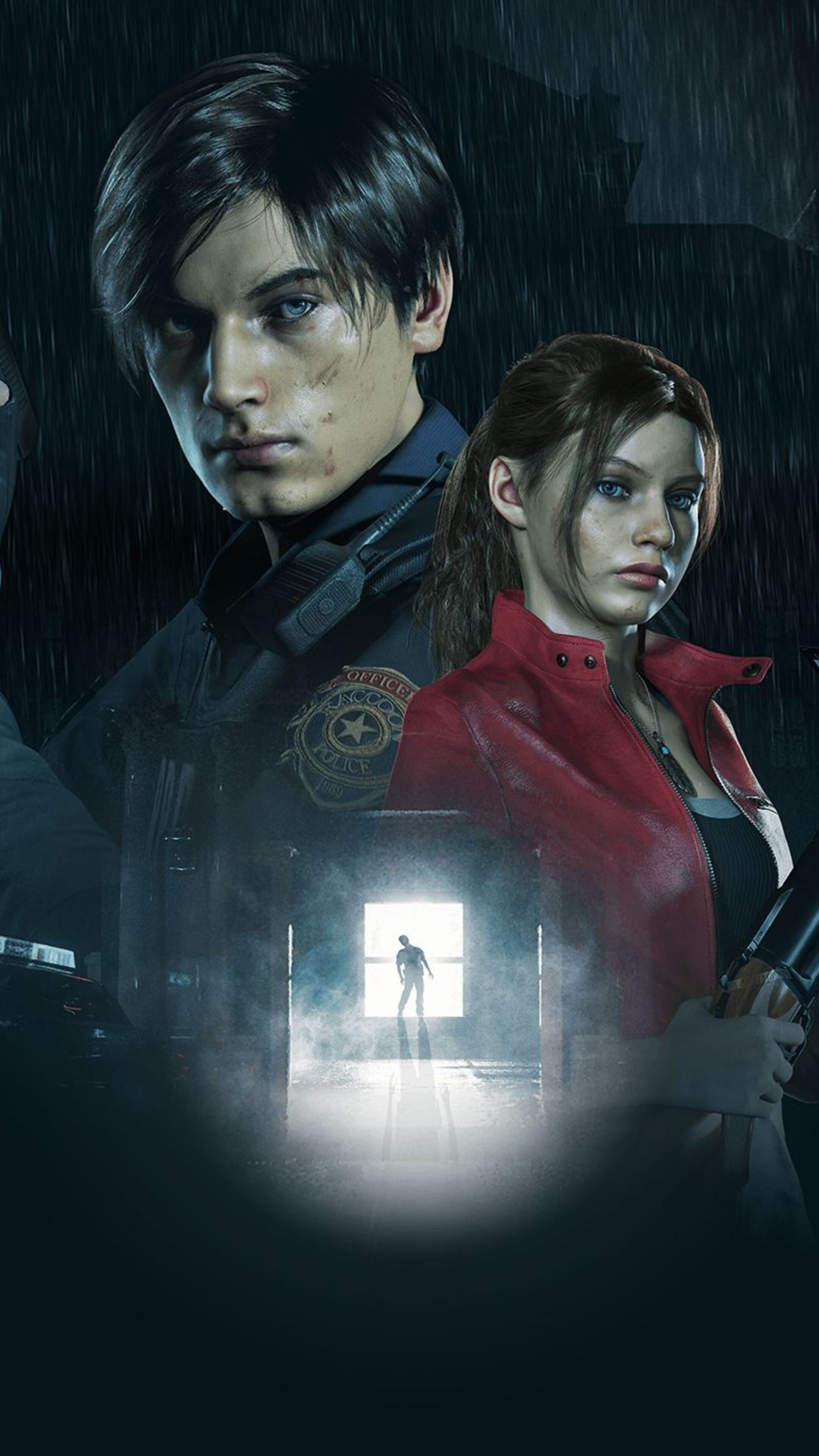 Leon and Claire, Resident Evil 2, Sony Xperia, HD 4K, 2160x3840 4K Handy