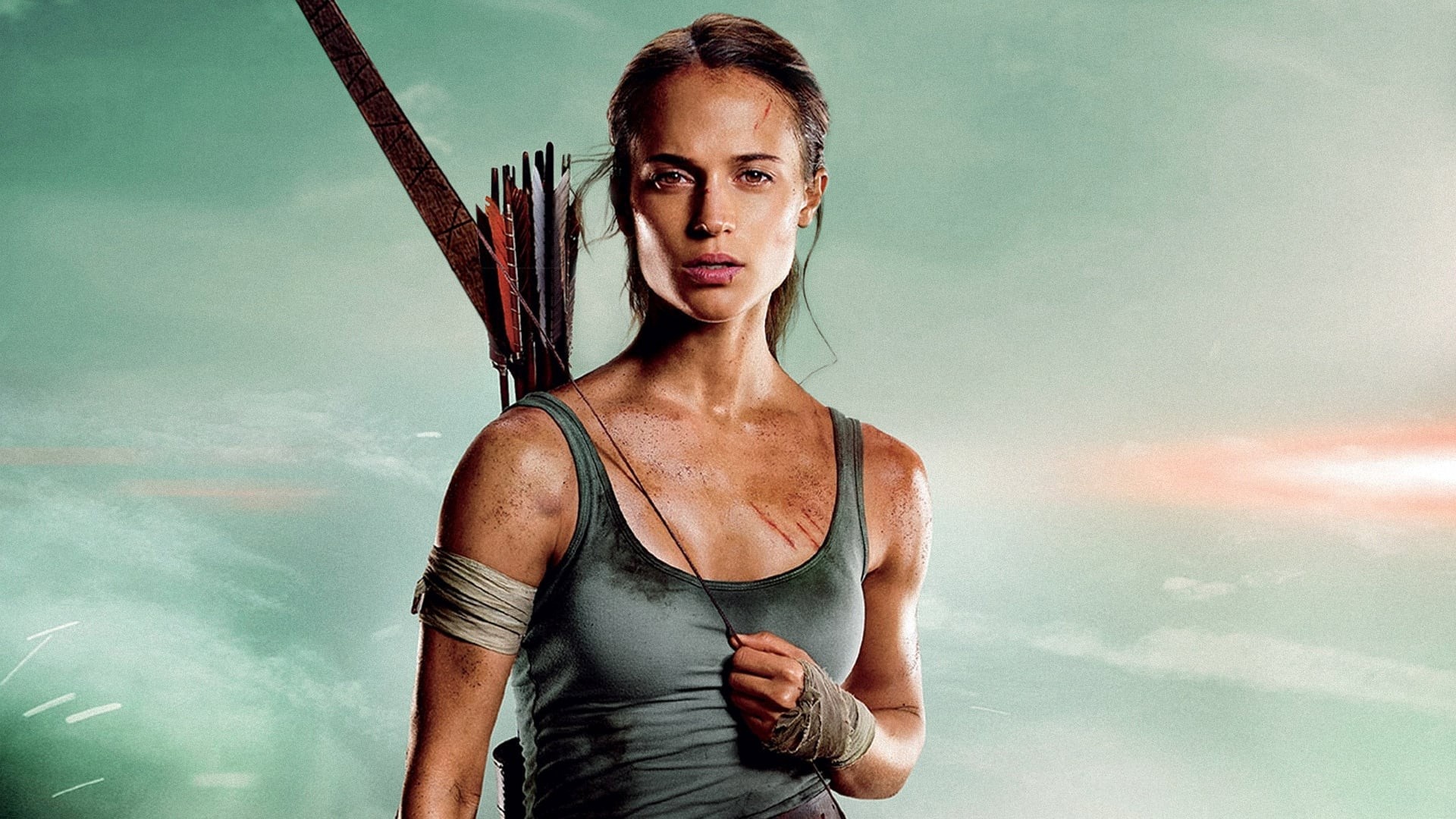 Lara Croft (Movie): A 2018 film based on the video game series of the same name. 1920x1080 Full HD Background.