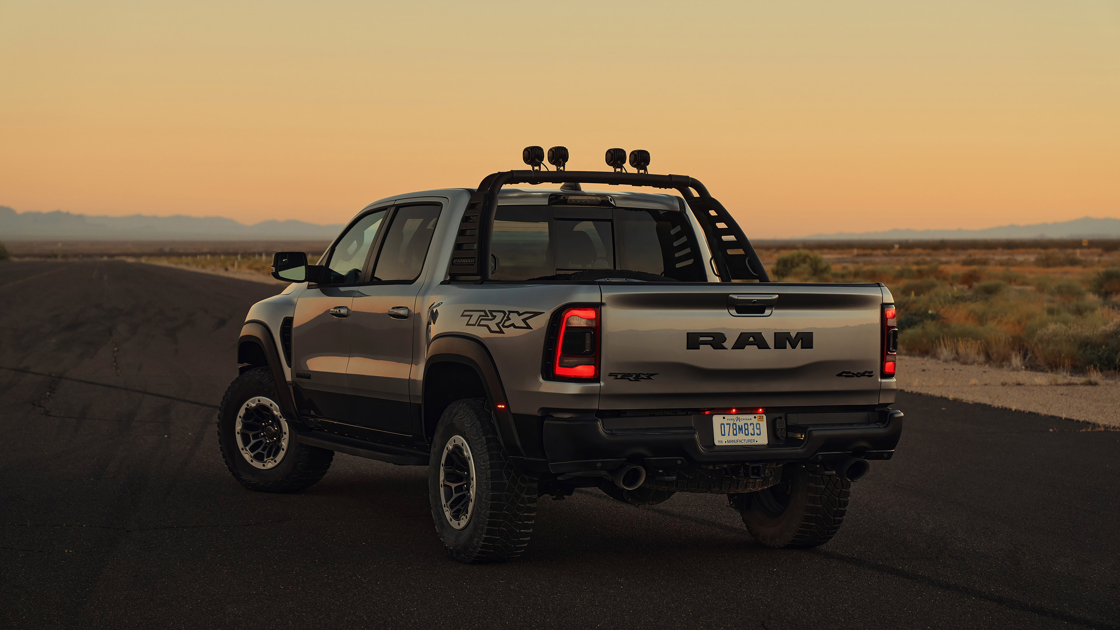 Ram 1500, TRX model, 2021 release, 3840x2160 4K Desktop