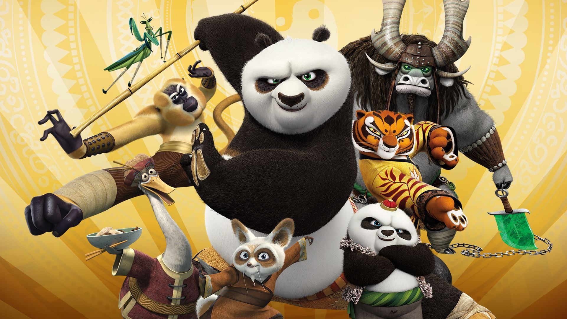 Kung Fu Panda, Video game art, Digital artwork, Animated movie, 1920x1080 Full HD Desktop
