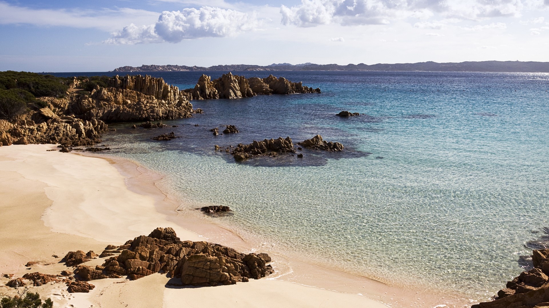 Island of Budelli, Maddalena Archipelago, Sardinian paradise, Windows 10 spotlight images, 1920x1080 Full HD Desktop