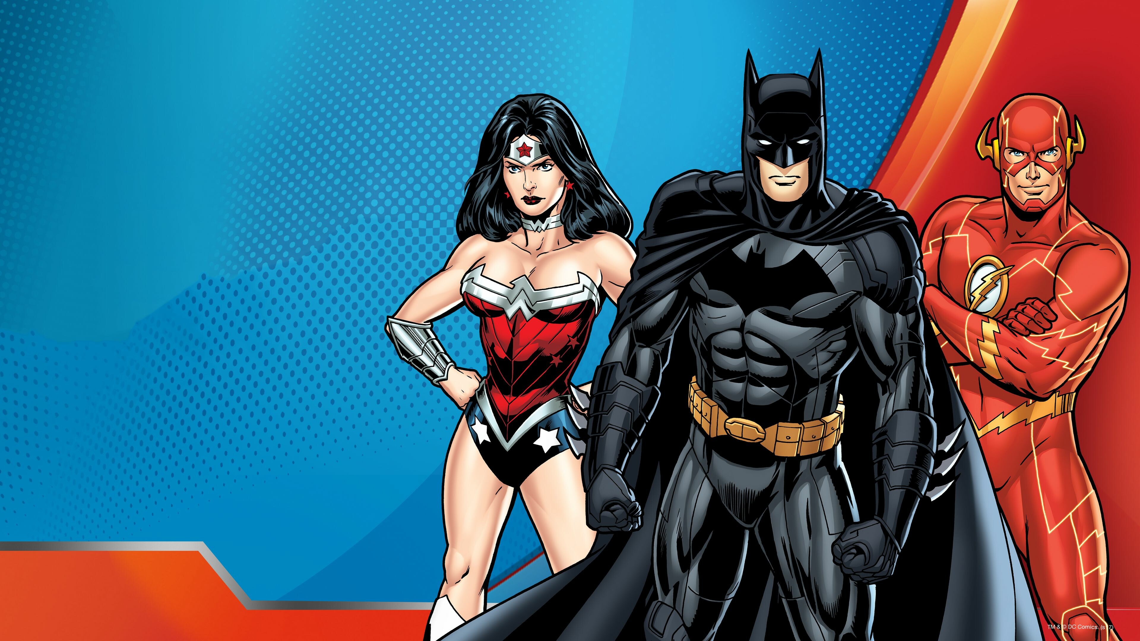 Flash (DC): Superheroes, Batman, Wonder Woman, DCU. 3840x2160 4K Wallpaper.