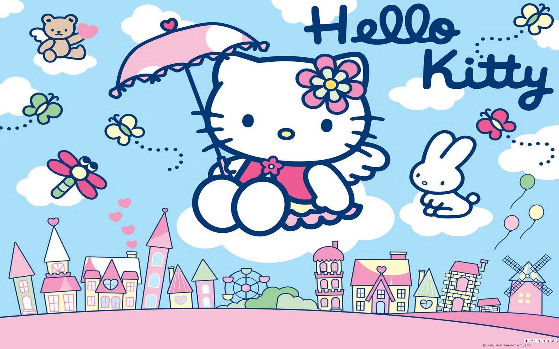 Hello Kitty, Fresh start, PC customization, Cute and vibrant, 1920x1200 HD Desktop