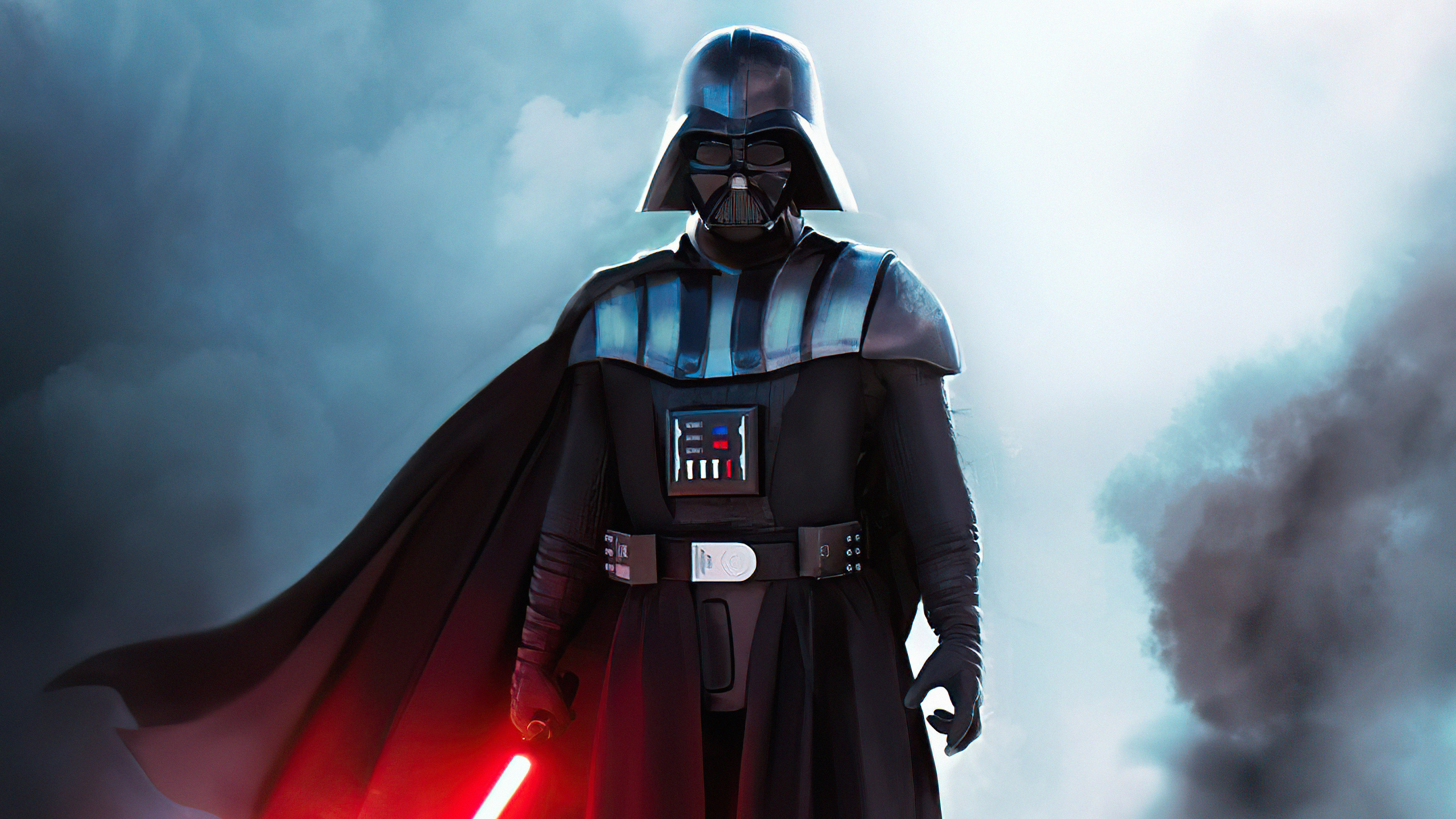 Darth Vader: A fictional character in the Star Wars franchise. 3840x2160 4K Wallpaper.