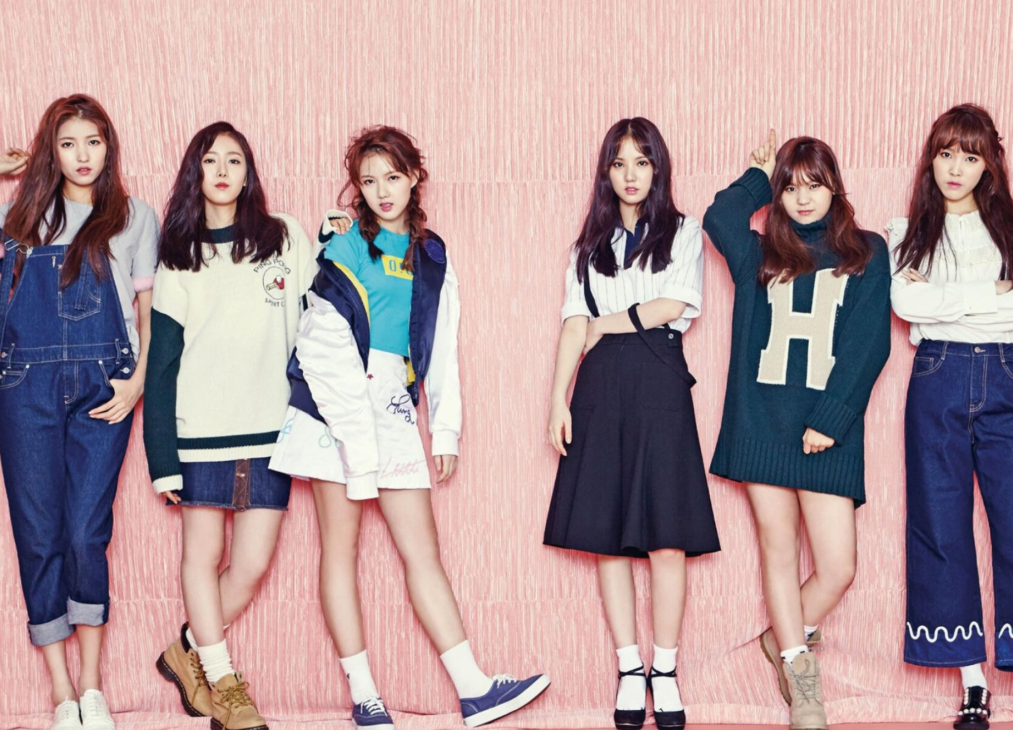 GFriend: Korean popular music band, Sowon, Yerin, SinB, Girls' band, K-pop. 2050x1480 HD Background.