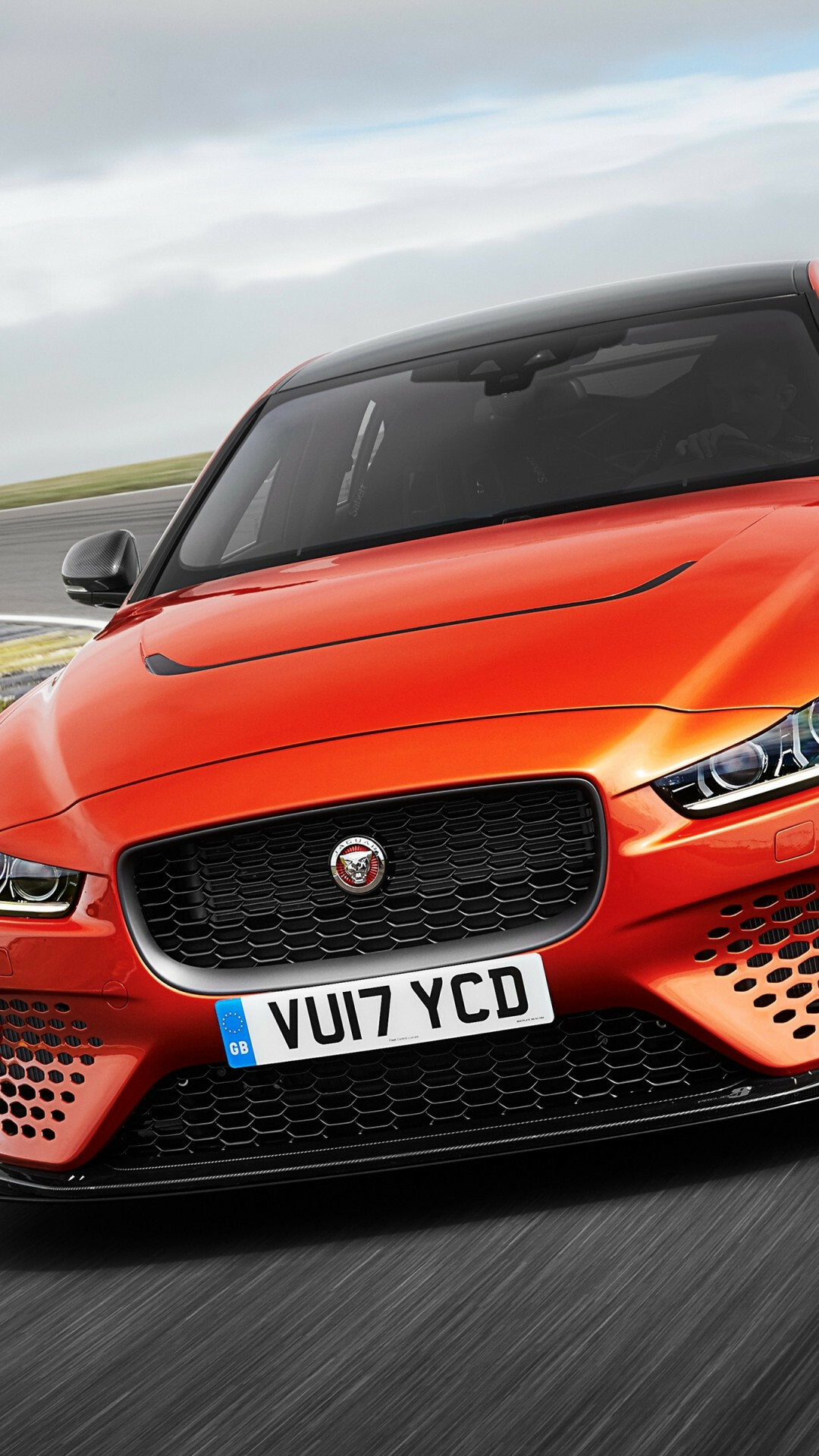 Jaguar Cars: A staple of British automotive engineering, XE SV Project. 1080x1920 Full HD Background.
