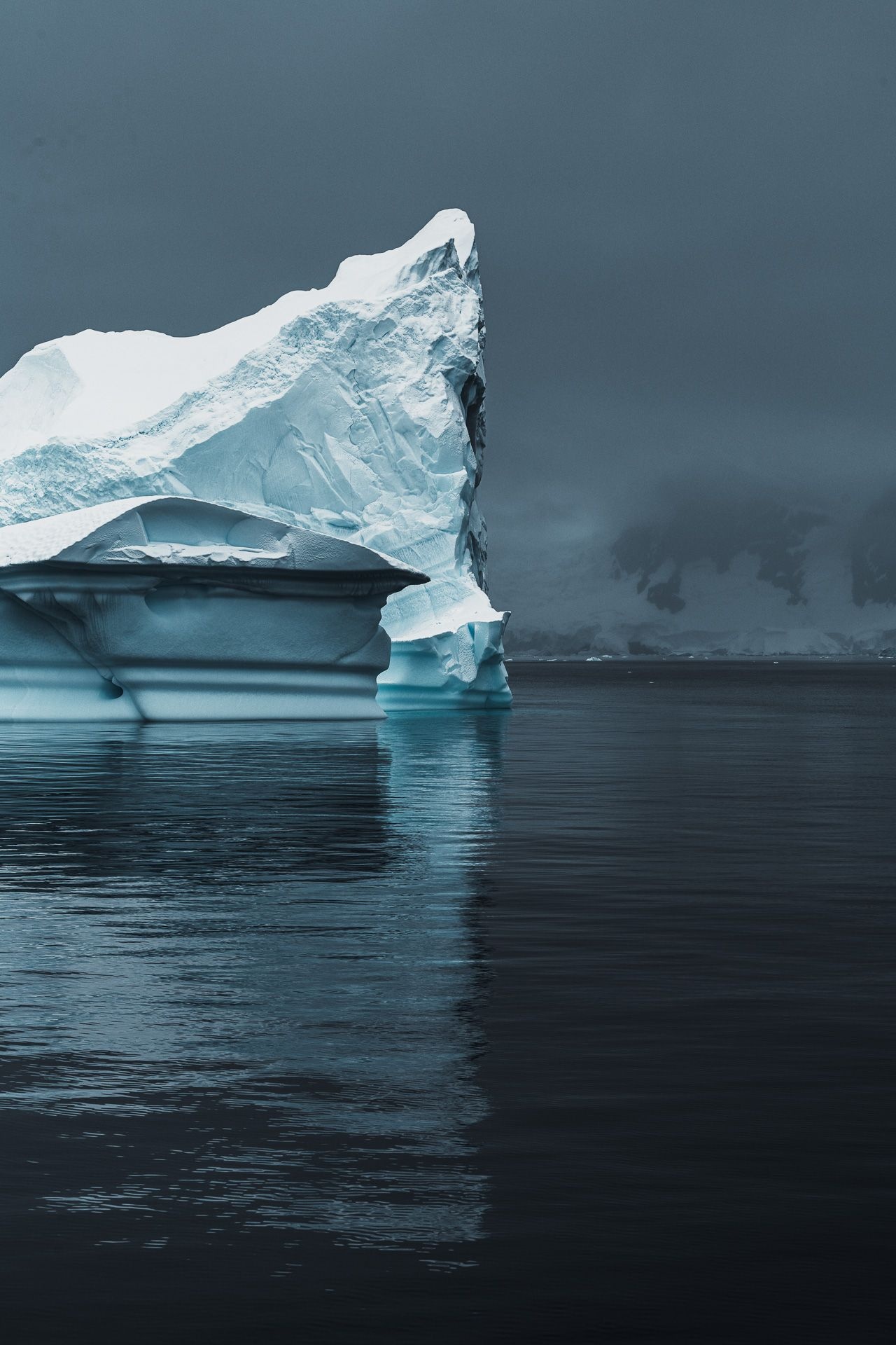 Dark Iceberg, Iceberg Wallpaper, 1280x1920 HD Handy