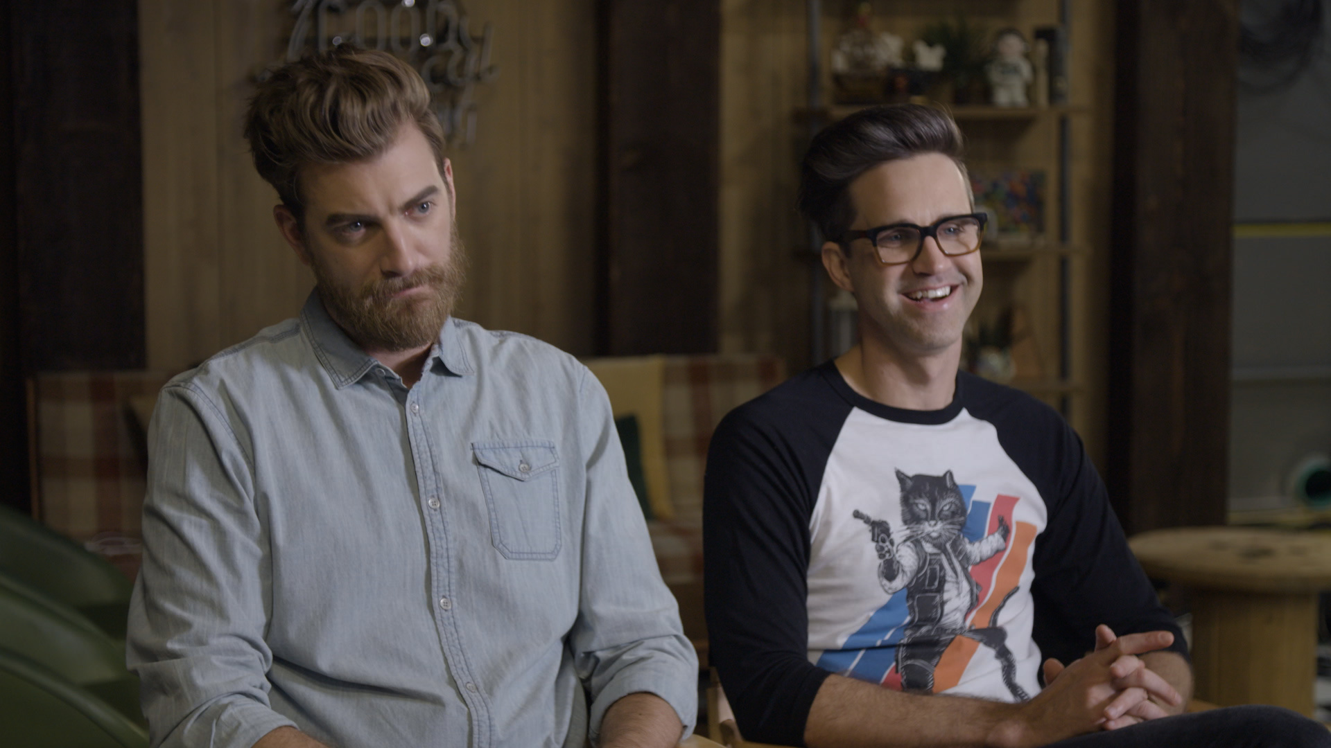 Good Mythical Morning: The internet's biggest daily show, Forbes’ top-earning YouTubers Rhett and Link. 1920x1080 Full HD Wallpaper.