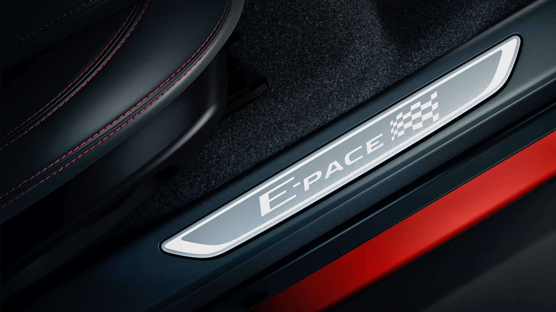 Jaguar E-PACE, Chequered flag special edition, Unique features, Exclusive design, 1920x1080 Full HD Desktop