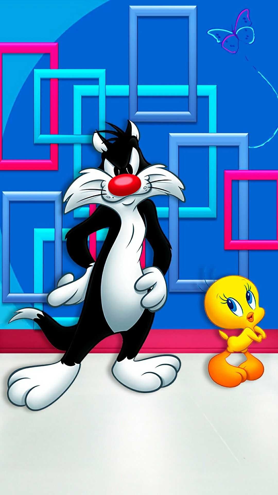 Looney Tunes Tweety Bird, Animation, Sylvester, 1080x1920 Full HD Phone