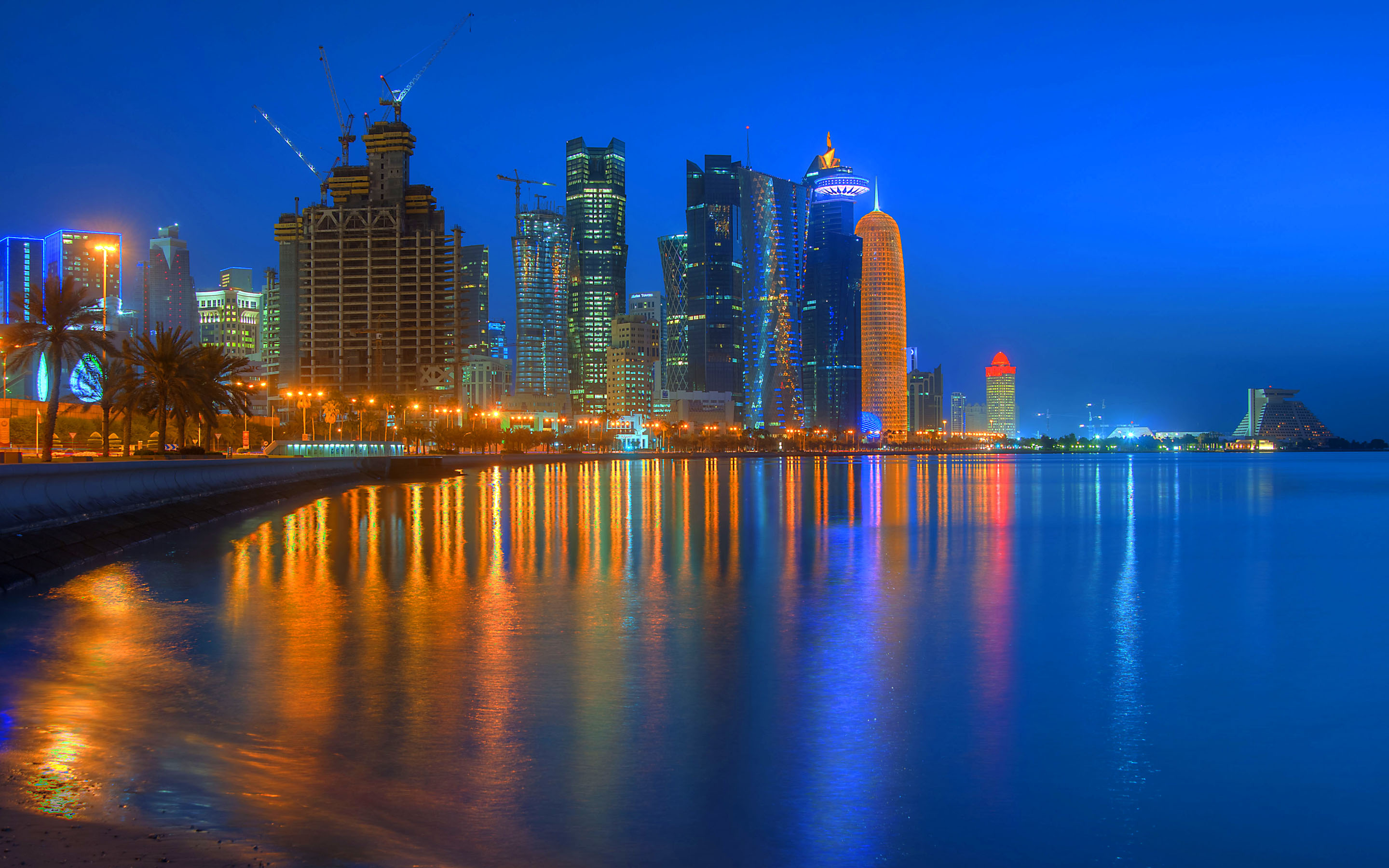 Doha, Qatar, HD wallpaper, Background image, 2880x1800 HD Desktop
