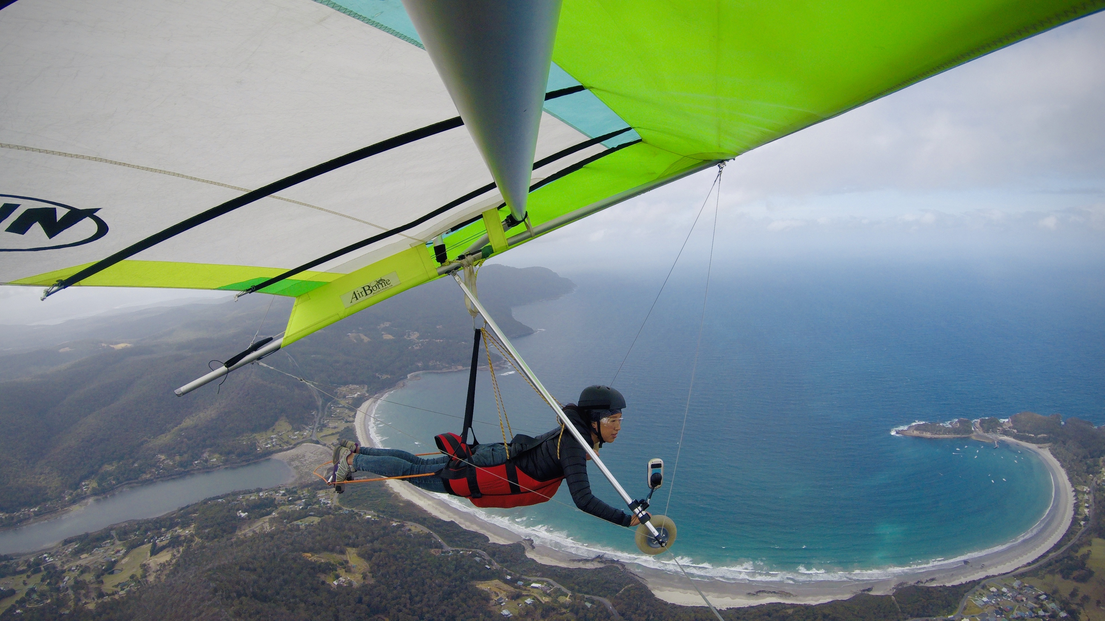 Gliding: THPA - Tasmanian Hang gliding Paragliding Association, Island state of Australia. 3840x2160 4K Wallpaper.
