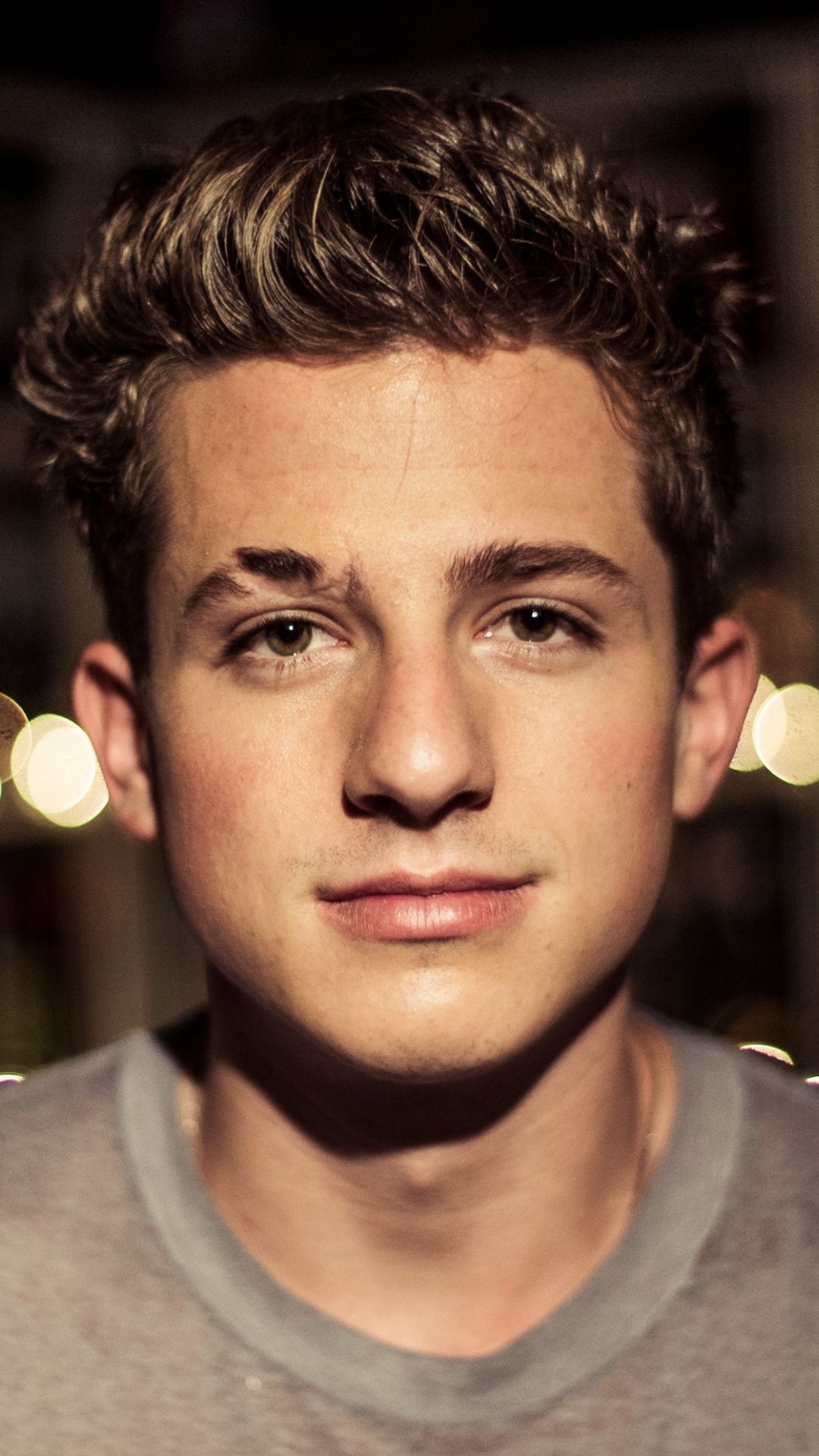 Charlie Puth: Worked with a variety of other artists including Wiz Khalifa, Kehlani, Selena Gomez. 1080x1920 Full HD Background.