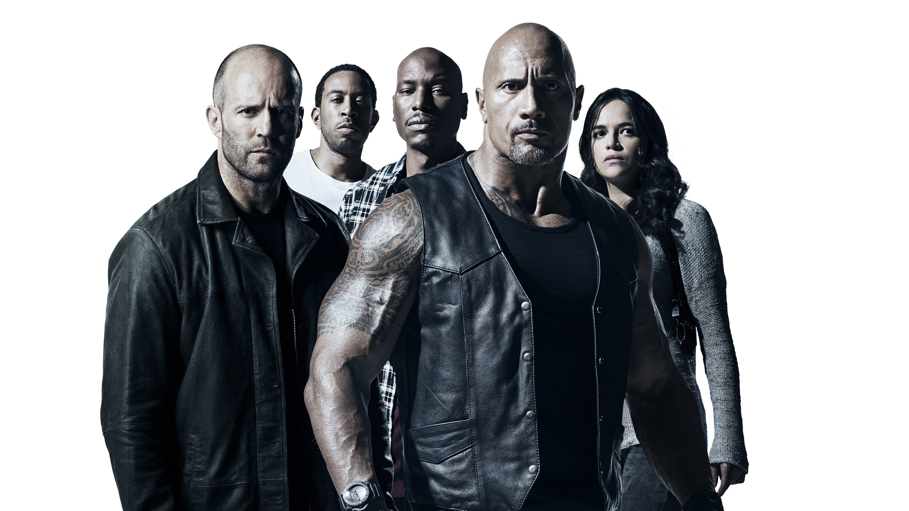 Michelle Rodriguez, Jason Statham, Vin Diesel, Fate of the Furious, 3840x2160 4K Desktop