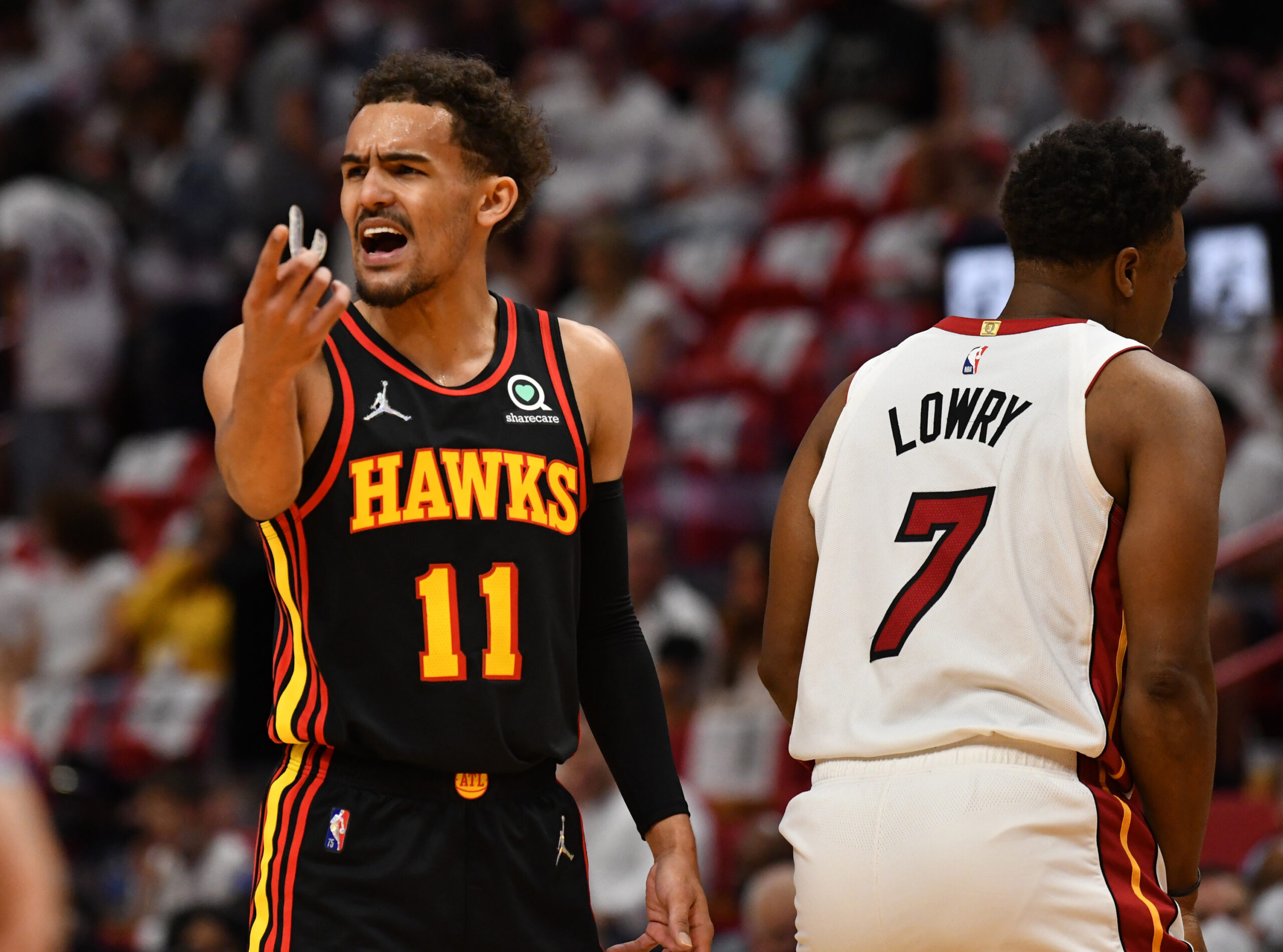 Struggles of Trae Young, Atlanta Hawks issues, Game 1, Magnified, 2560x1900 HD Desktop