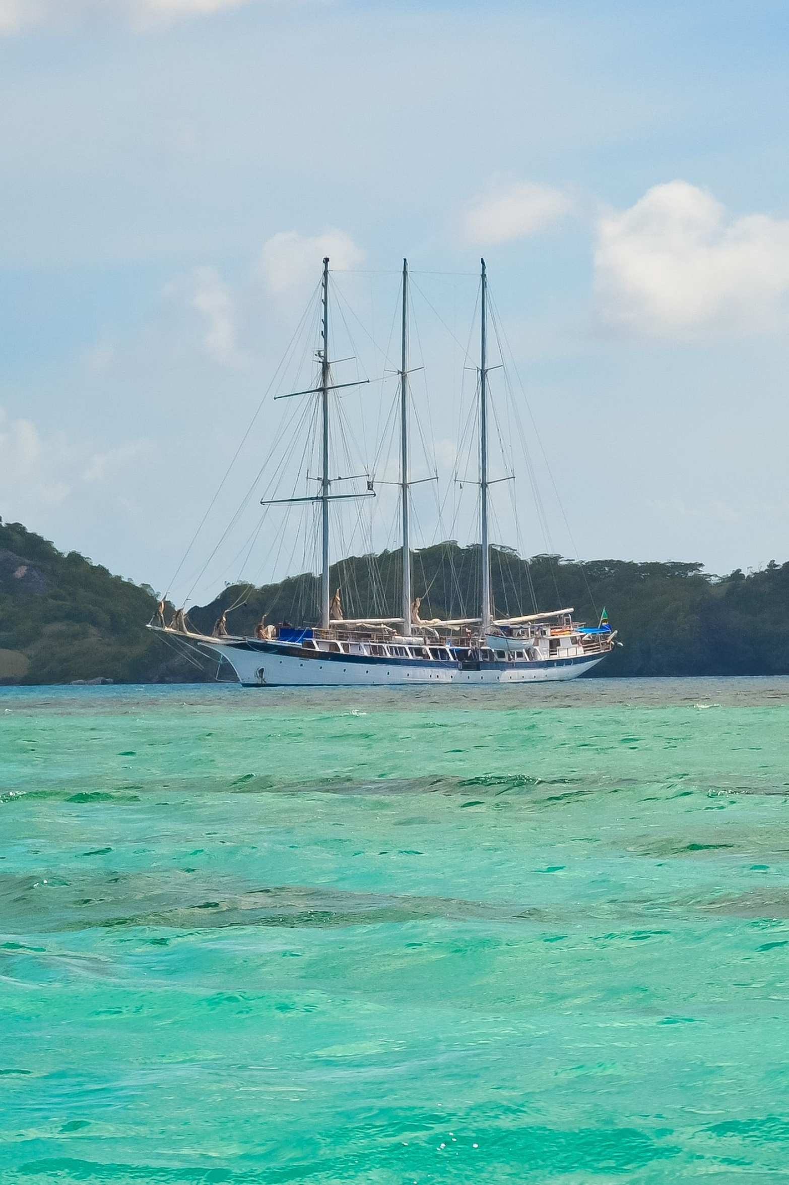 Windjammer: A schooner, A sailing ship with two or more masts. 1570x2350 HD Background.