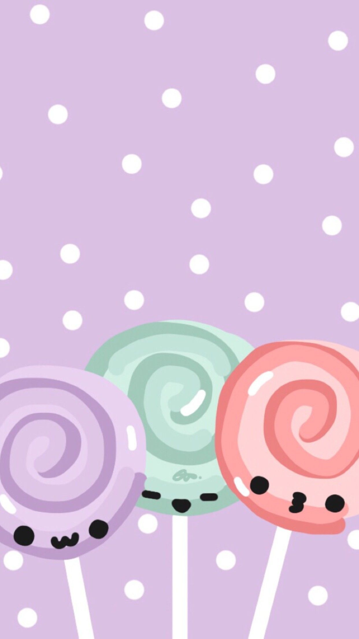 Kawaii phone backgrounds, Fun and colorful, Expressive and lively, 1250x2210 HD Phone