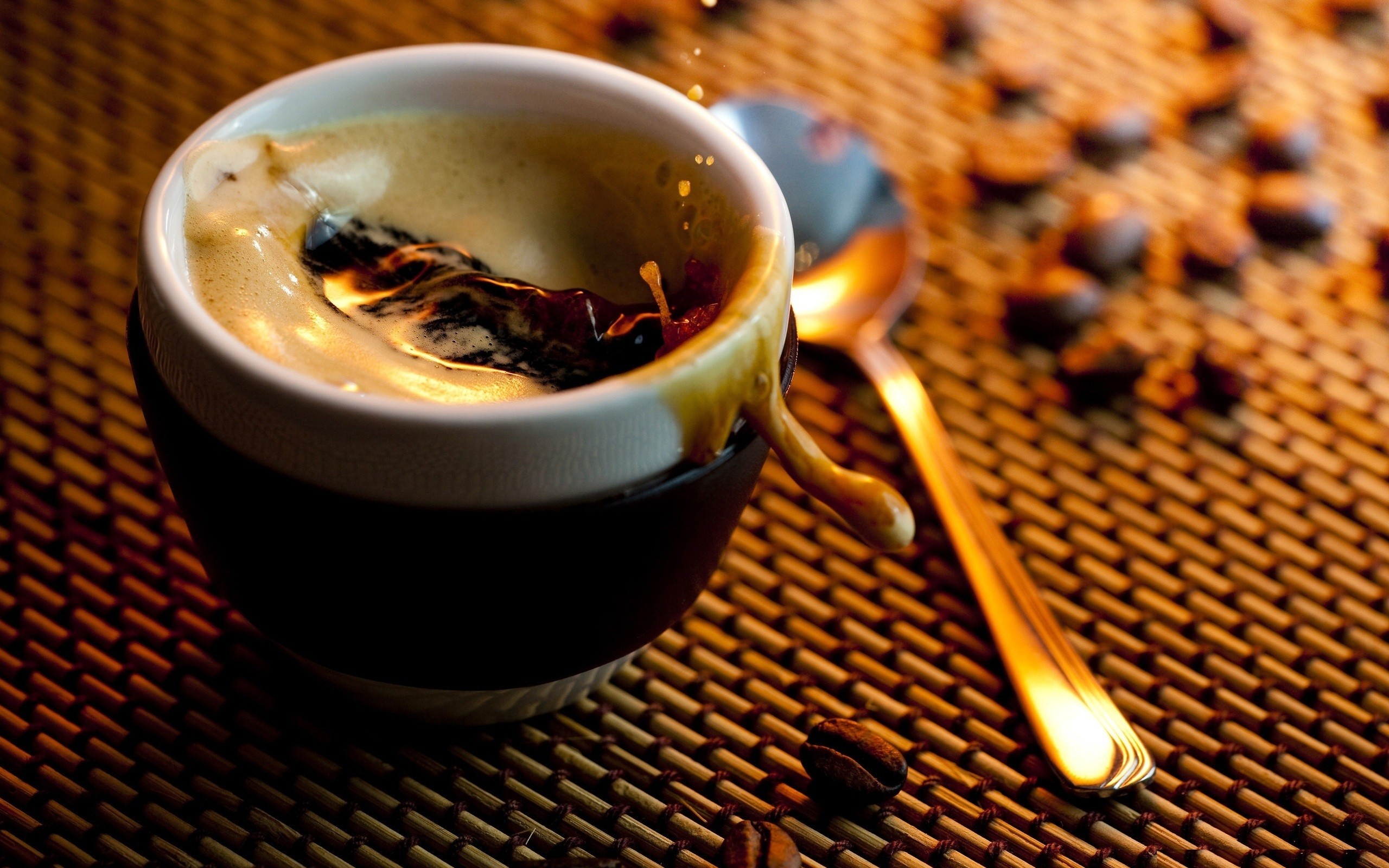Morning coffee rituals, Espresso magic, Flavorful coffee beans, Energizing caffeine, 2560x1600 HD Desktop