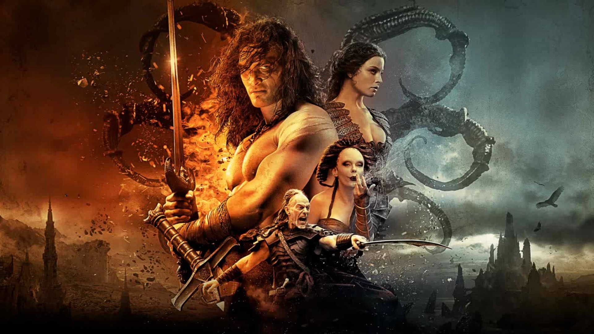 Conan the Barbarian movie, Bad movie marathon, 2011, 1920x1080 Full HD Desktop
