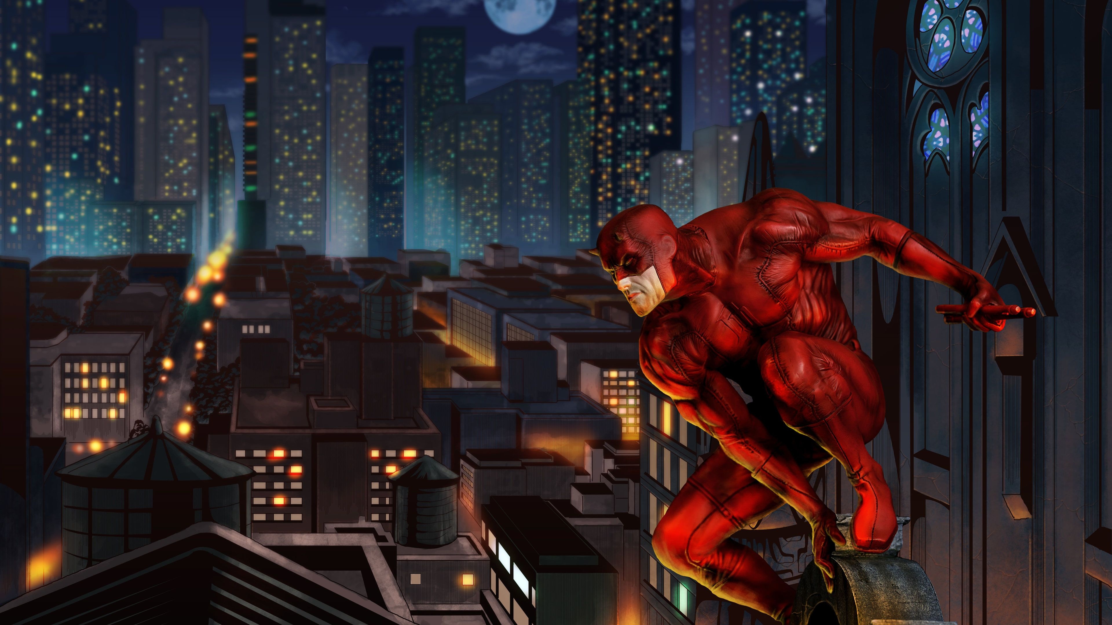 Luke Cage, Superhero comics, Daredevil, HD wallpapers, 3840x2160 4K Desktop