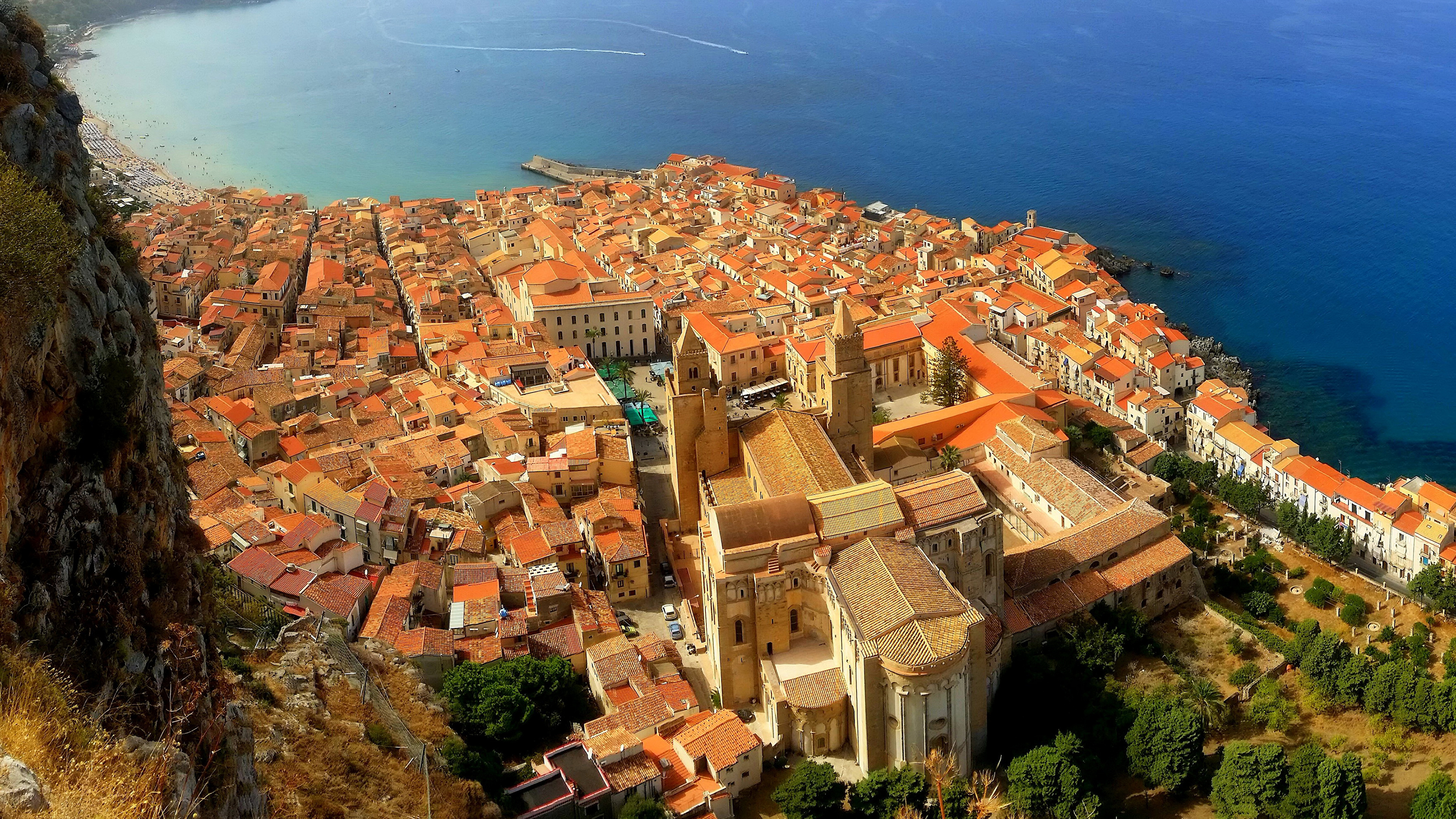 Sicily's allure, Ryan Johnson's post, Breathtaking beauty, Italian landscapes, 3840x2160 4K Desktop