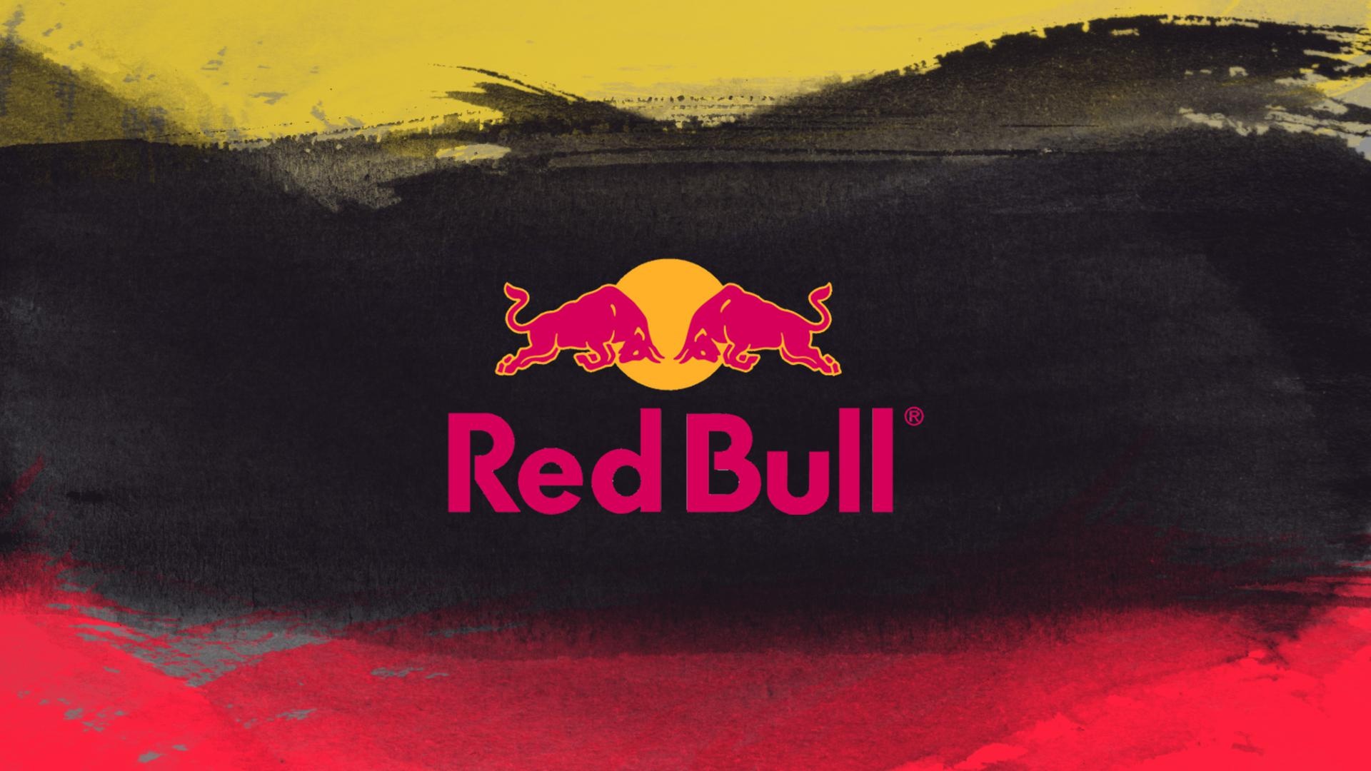 Red Bull Logo: A private company based in Salzburg, Austria, Energy drinks. 1920x1080 Full HD Wallpaper.