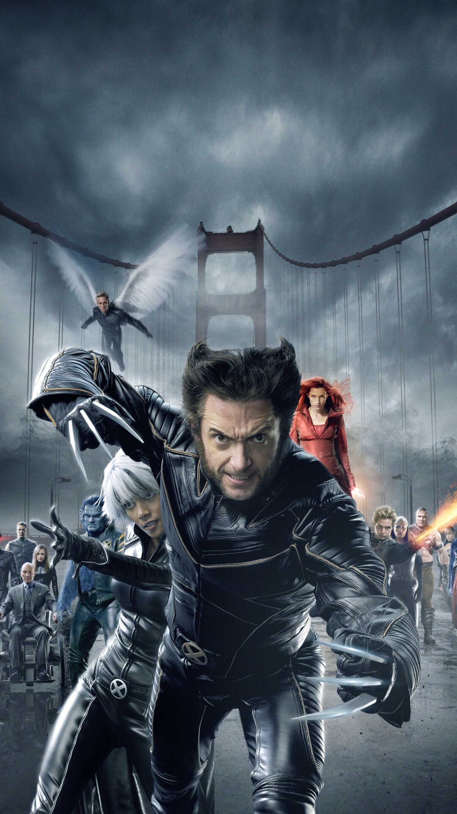 X-Men: The Last Stand, 2006 movie, The sequel to X2 (2003). 1540x2740 HD Background.
