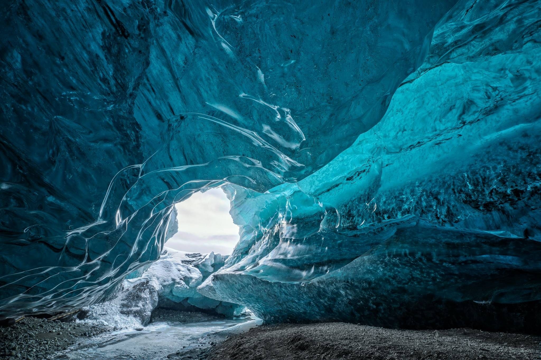 Ice Cave, Natural wonder, Serene beauty, Mystical realm, 2050x1370 HD Desktop