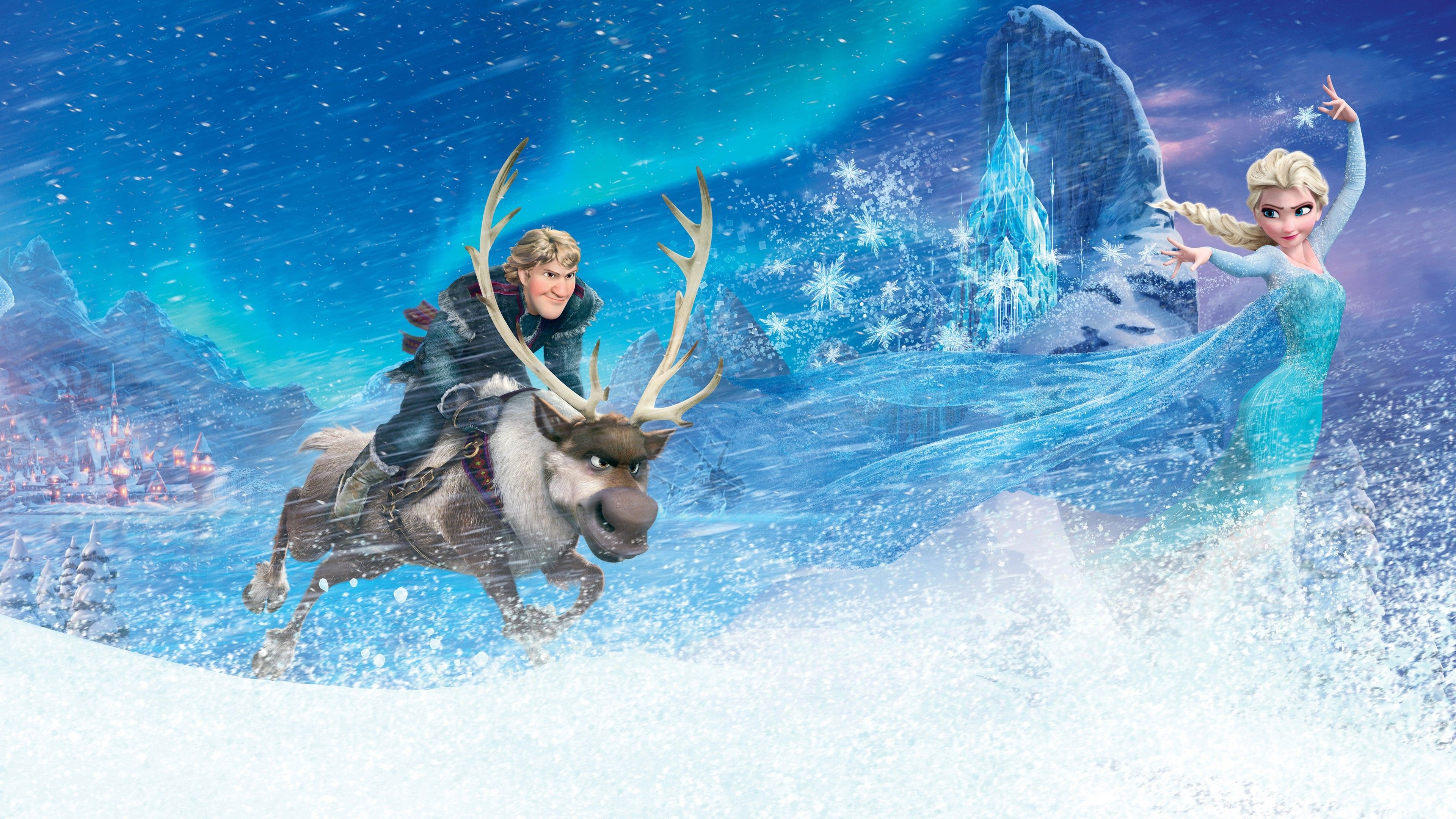 Sven, Frozen Animation, Best Frozen, Movie, 3840x2160 4K Desktop