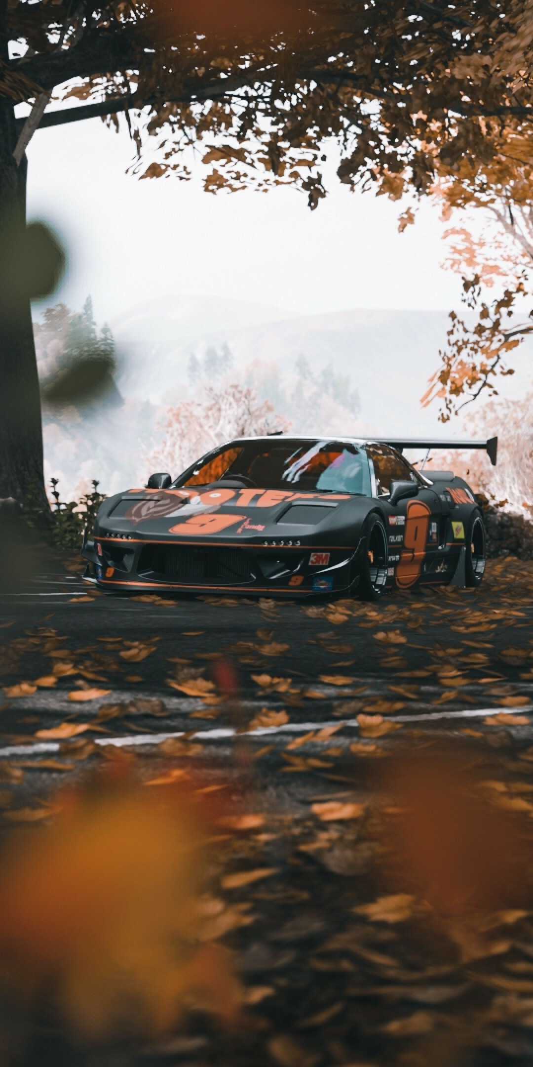 Forza Horizon: Realistic racing games, Honda NSX, FH. 1080x2160 HD Background.