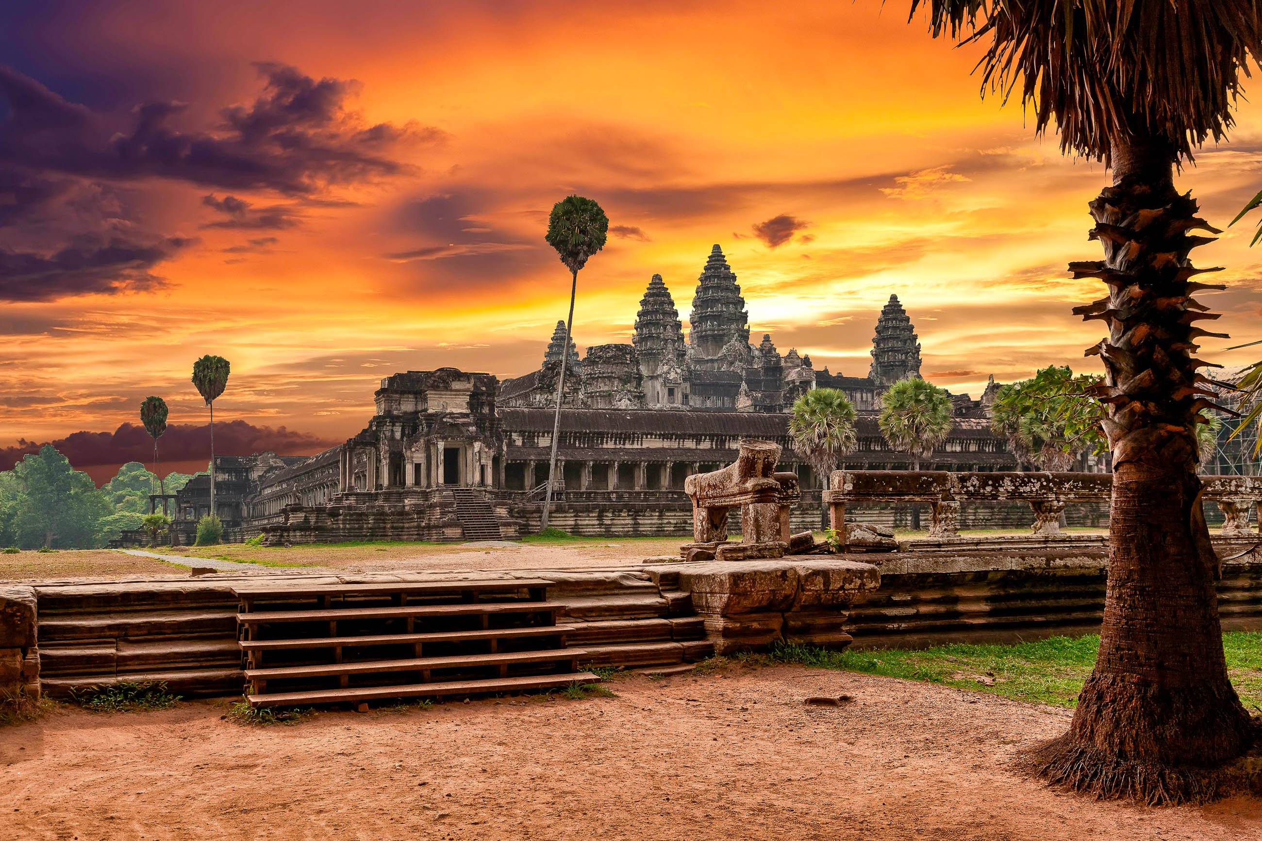 Angkor Wat, Architectural marvel, Cambodian history, Exquisite craftsmanship, 2600x1740 HD Desktop
