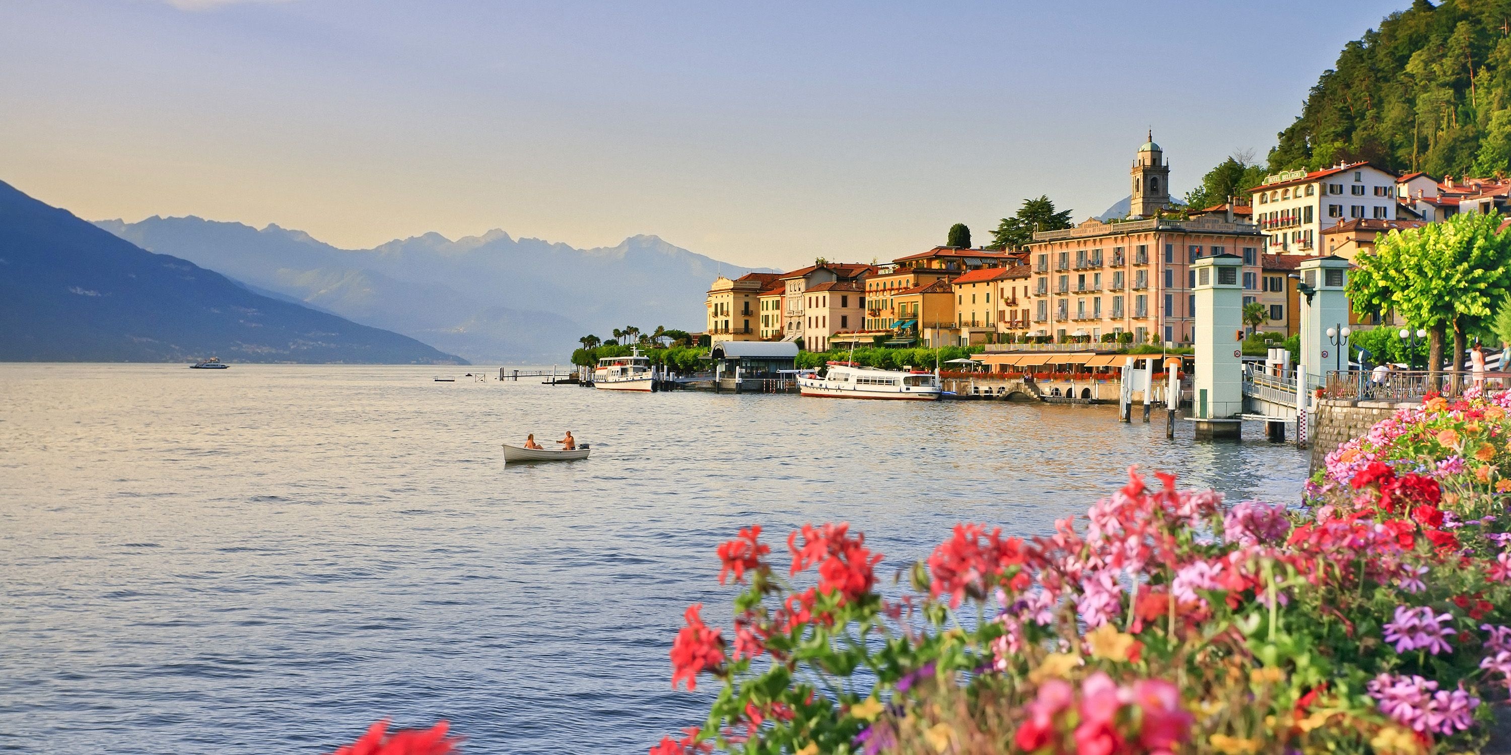 Lake Como Italy, Travel ideas, Best day, 3000x1500 Dual Screen Desktop