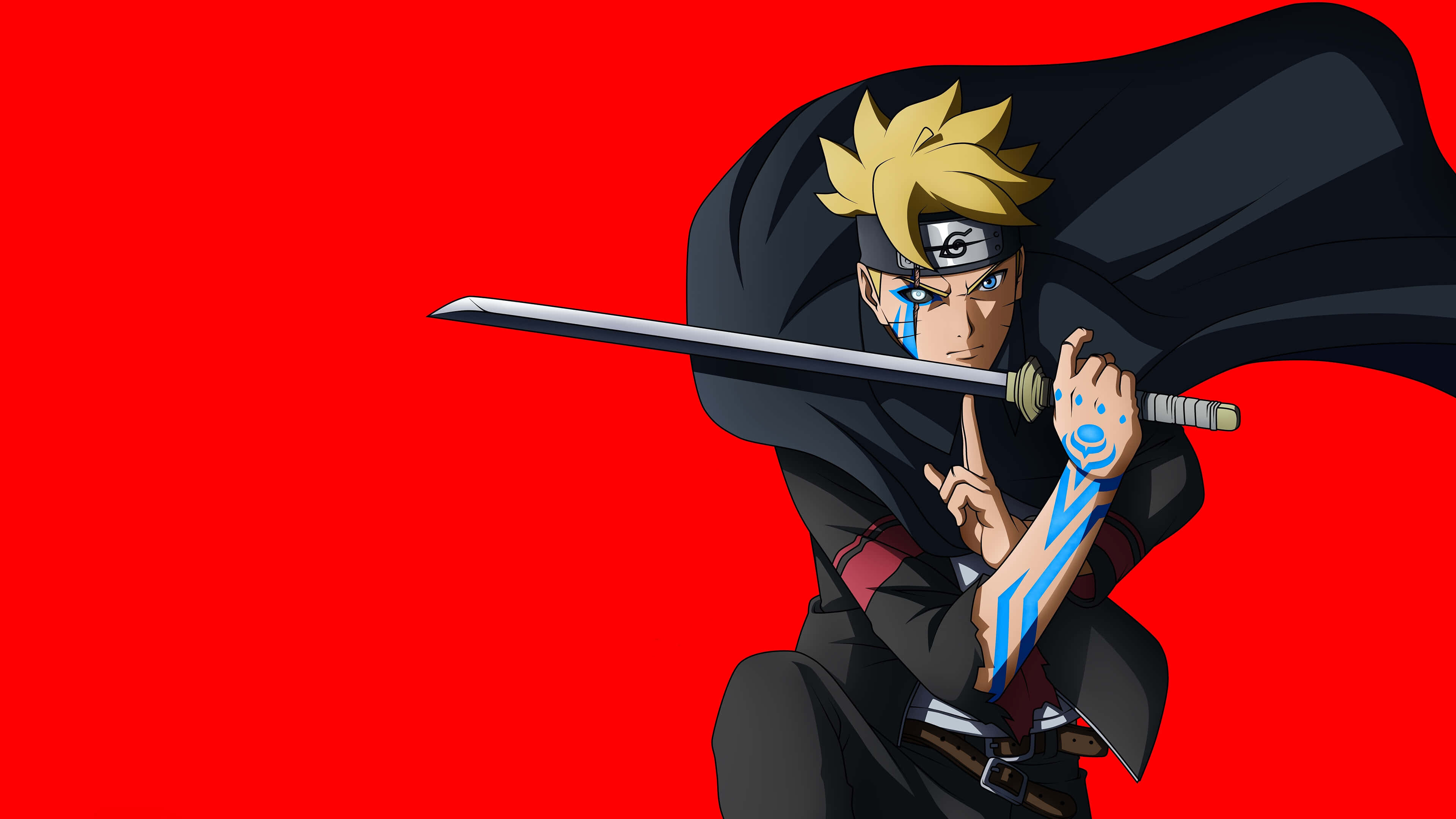 Naruto: Ninja from Konohagakure, The jinchuriki of the Nine-Tails. 3840x2160 4K Background.