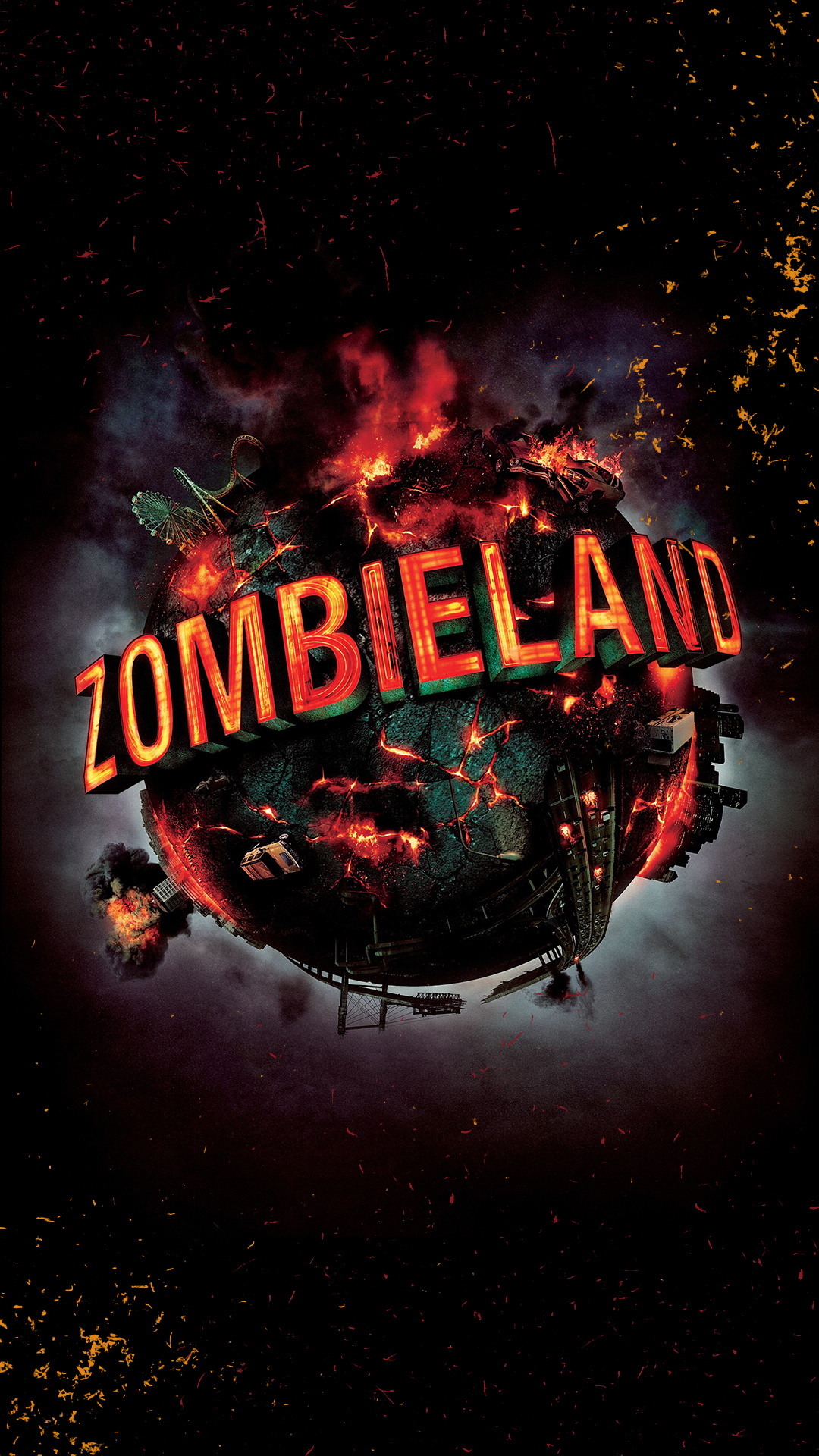 Zombieland: The amusement park scenes were filmed at Wild Adventures Theme Park in Valdosta. 1080x1920 Full HD Background.