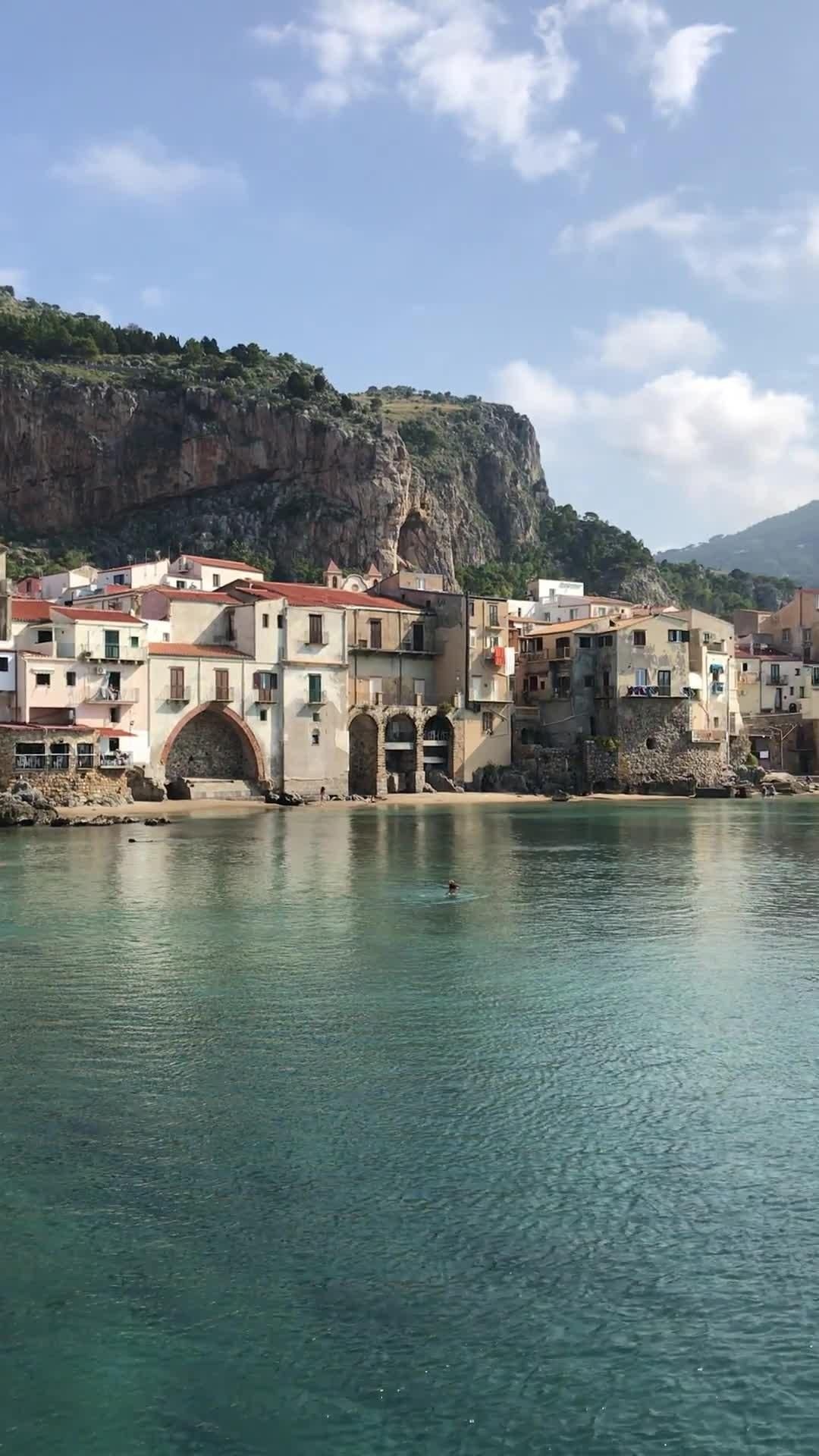 Charming Cefalu, Sicilian beach town, Tips for travelers, Beauty of Sicily, 1080x1920 Full HD Phone