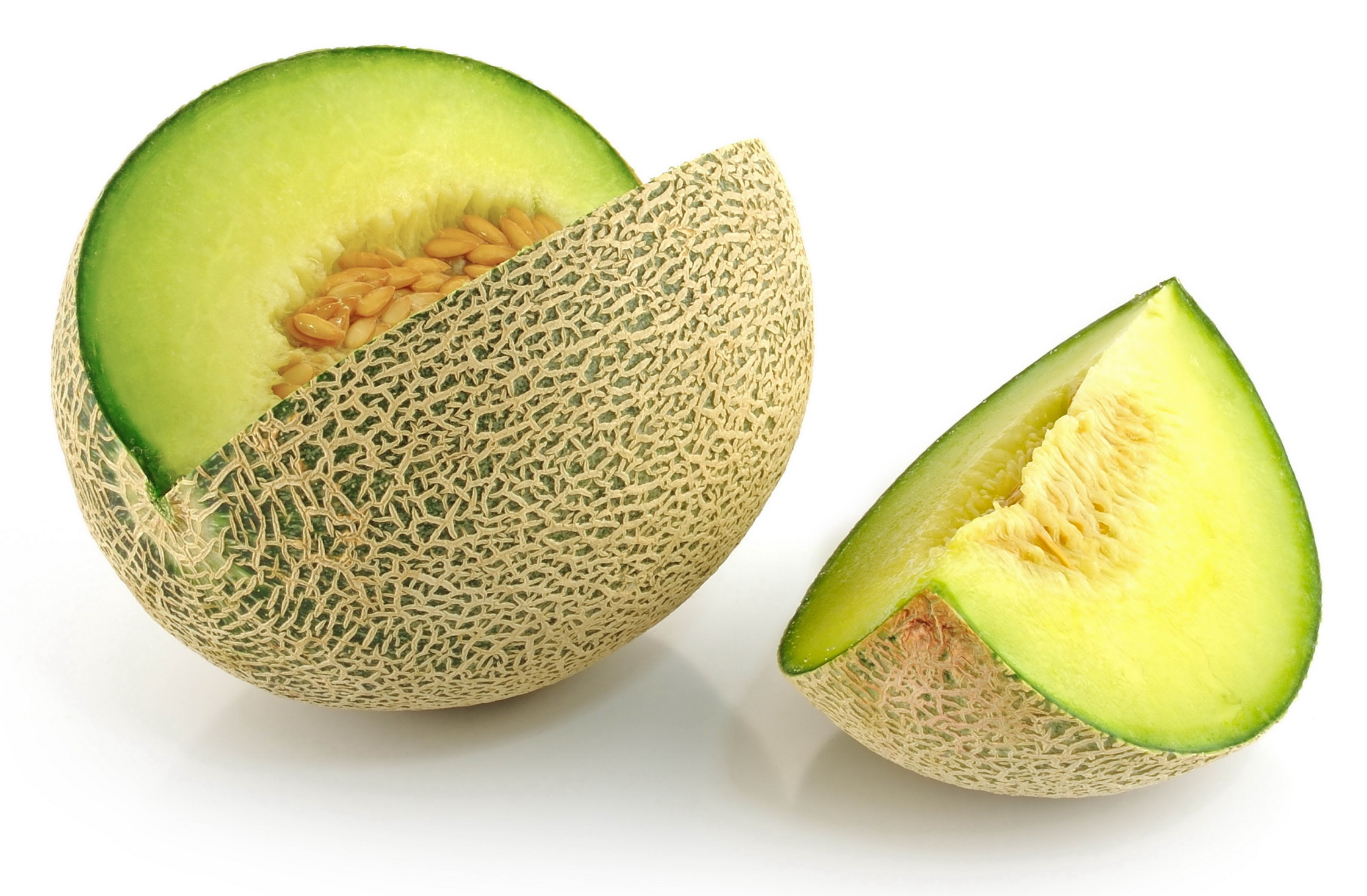 Melon: Rockmelons, Mostly eaten fresh due to its sweetness and juiciness. 2250x1470 HD Wallpaper.