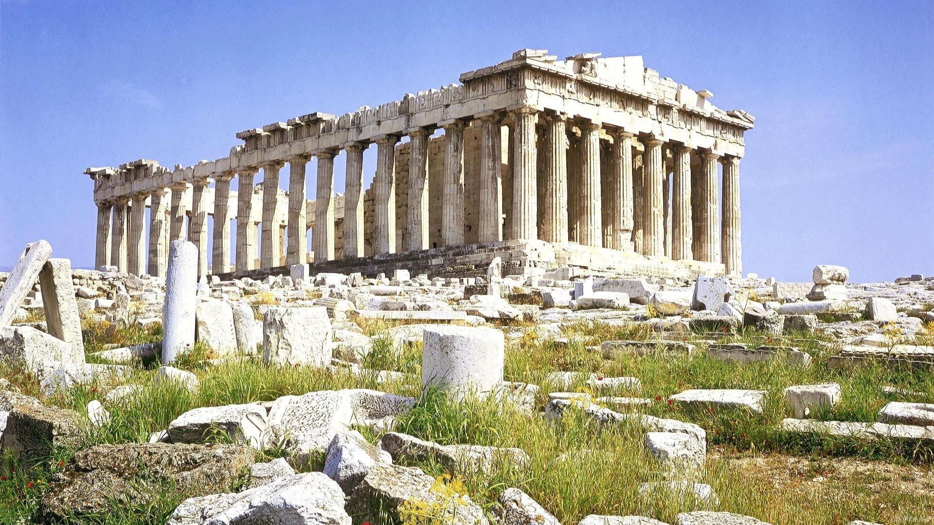 Greece, Athens, Acropolis, Greek architecture, 1920x1080 Full HD Desktop