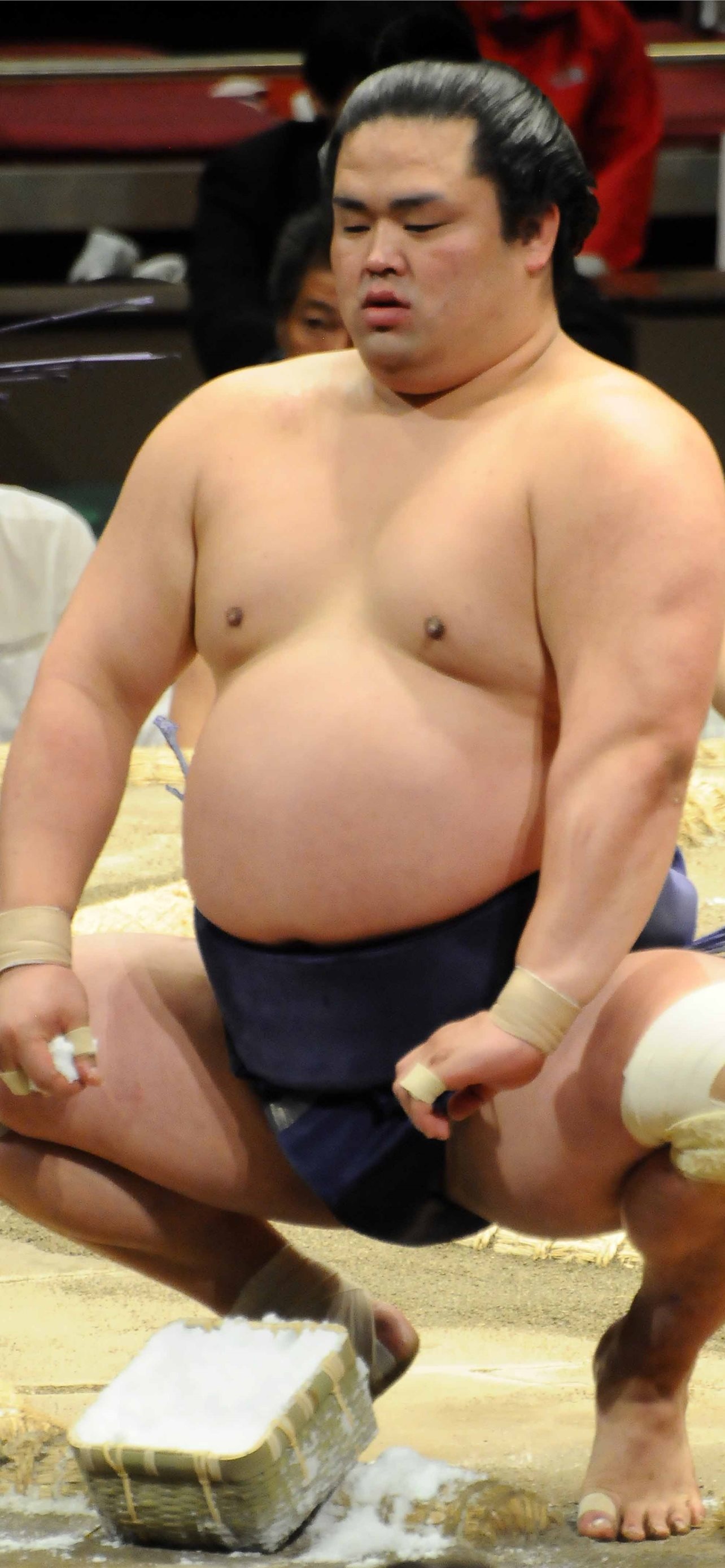 Sumo: Japanese wrestler, The Japanese form of competitive full-contact wrestling. 1290x2780 HD Wallpaper.