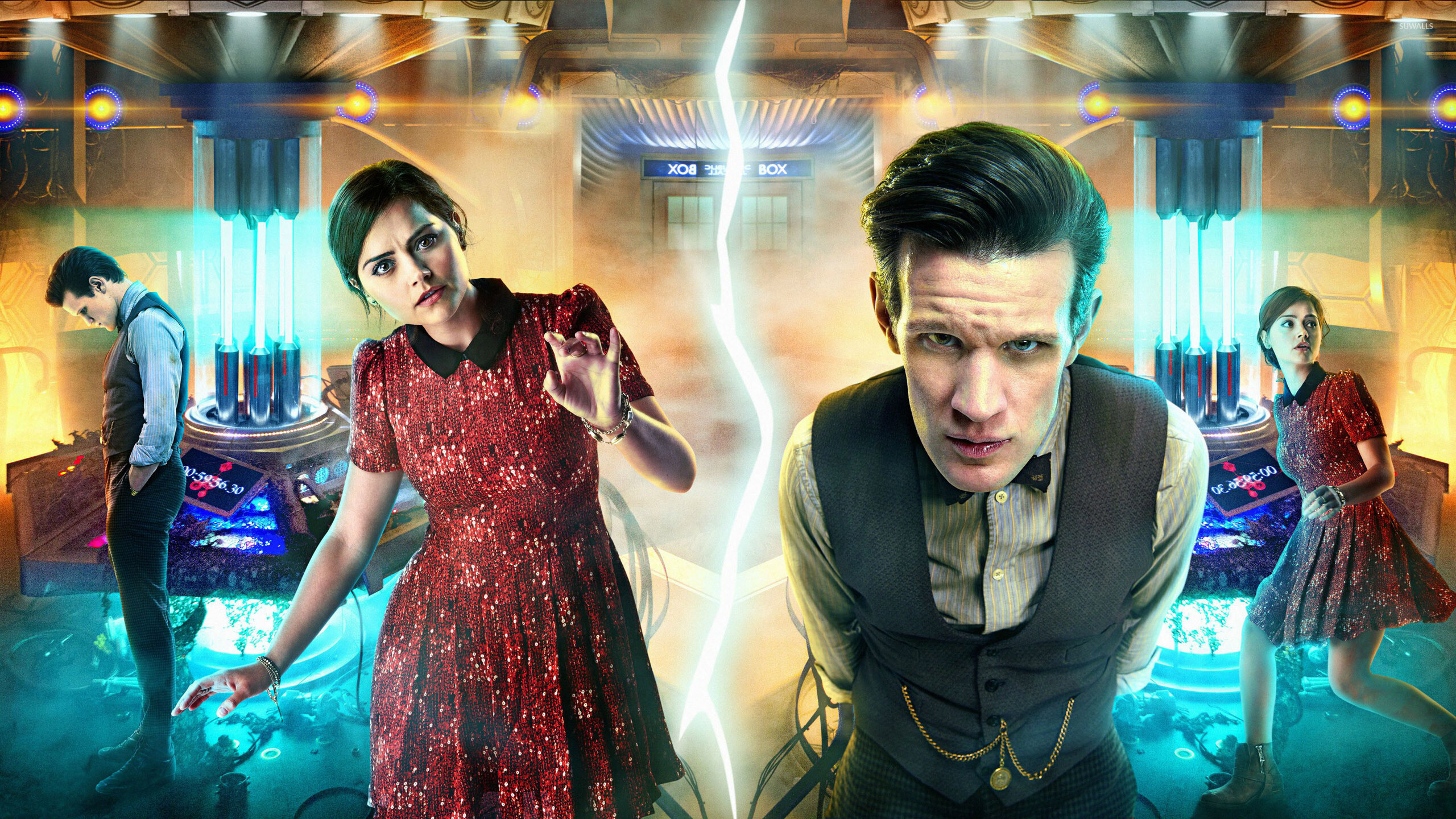 Doctor Who: "Journey to the Centre of the TARDIS", The tenth episode of the seventh series. 2560x1440 HD Background.