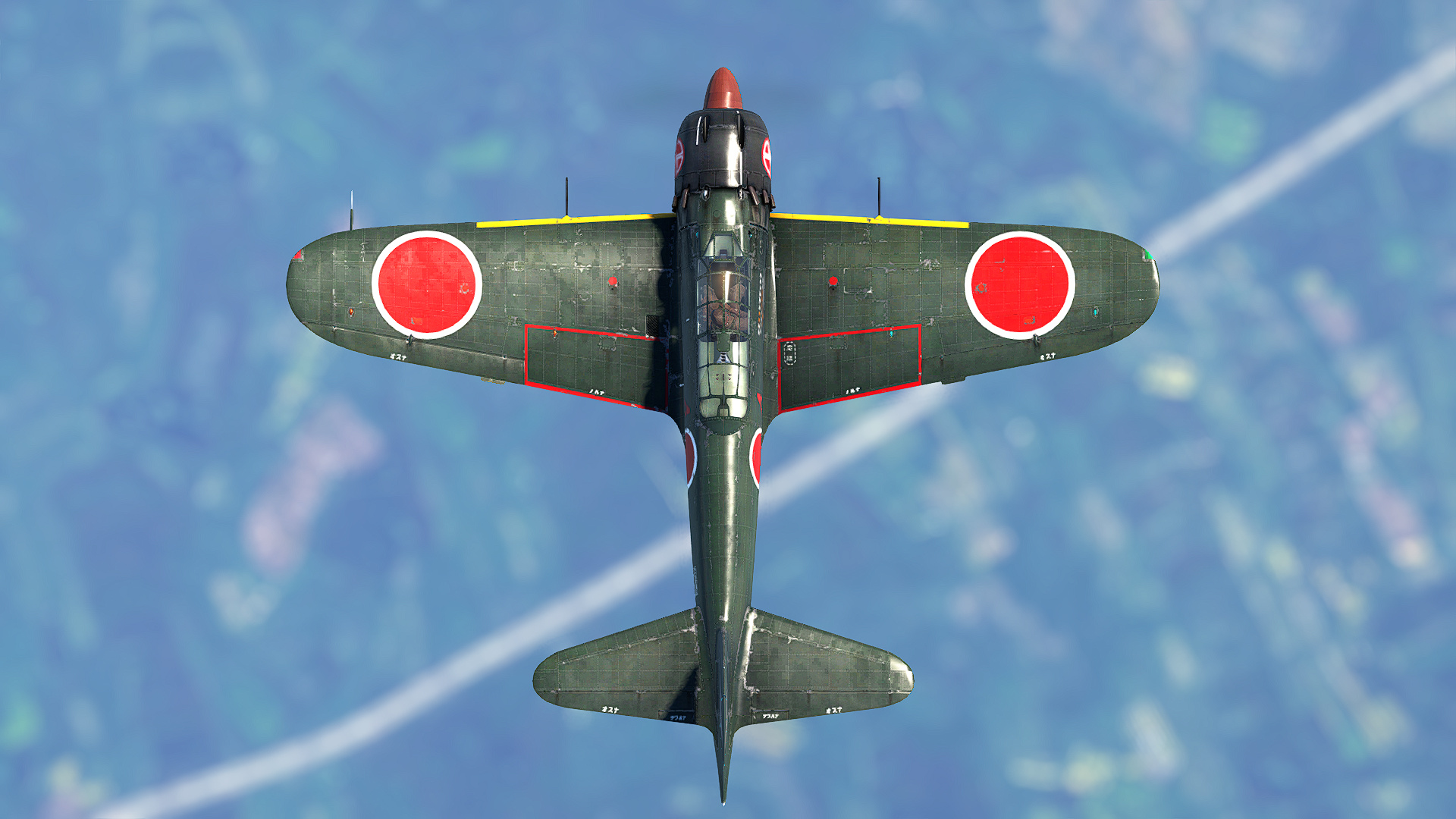Mitsubishi A6M Zero, WT live images, War Thunder, Aviation simulation, 1920x1080 Full HD Desktop