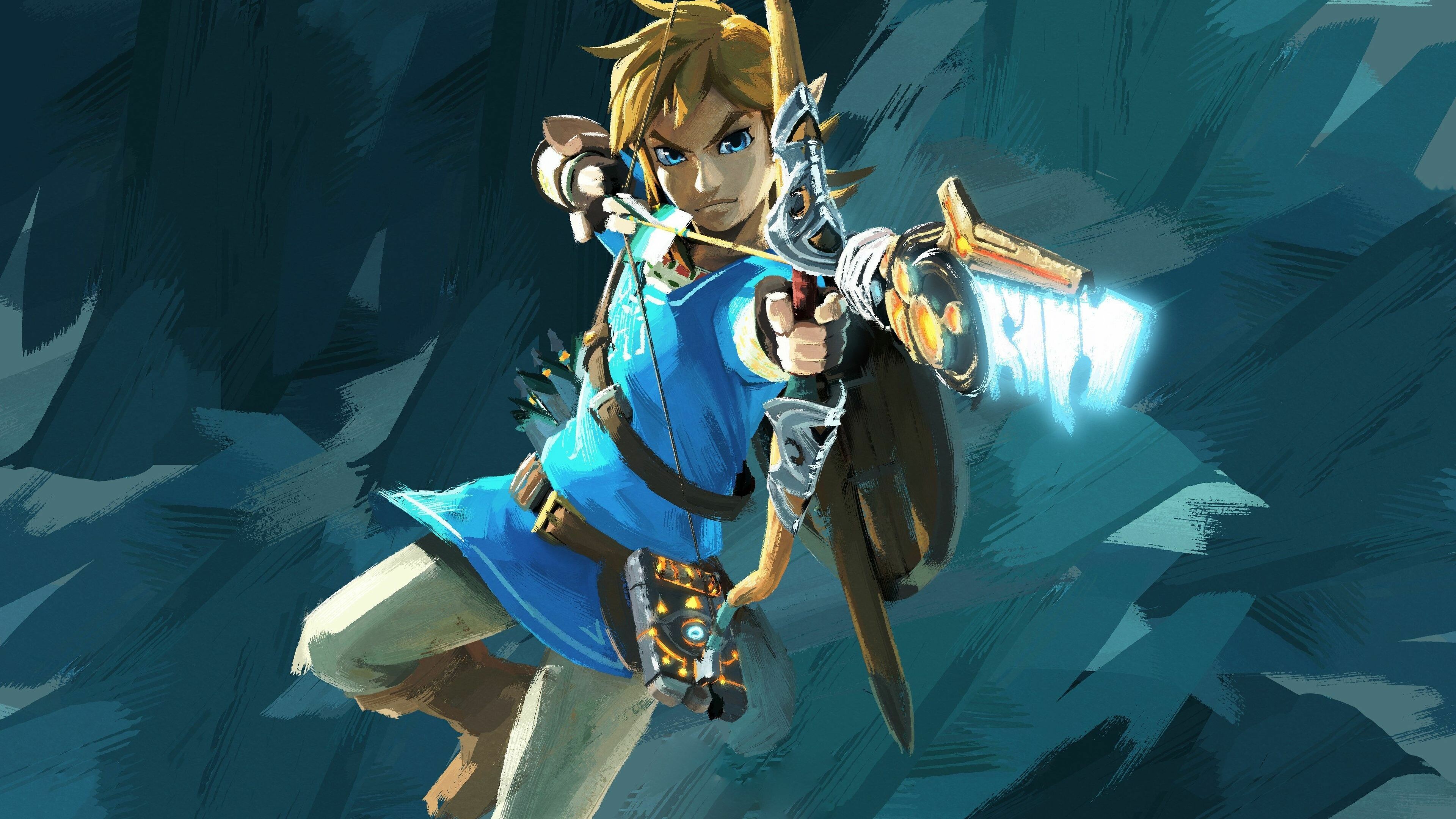 The Legend of Zelda: Link, The main character and protagonist. 3840x2160 4K Wallpaper.