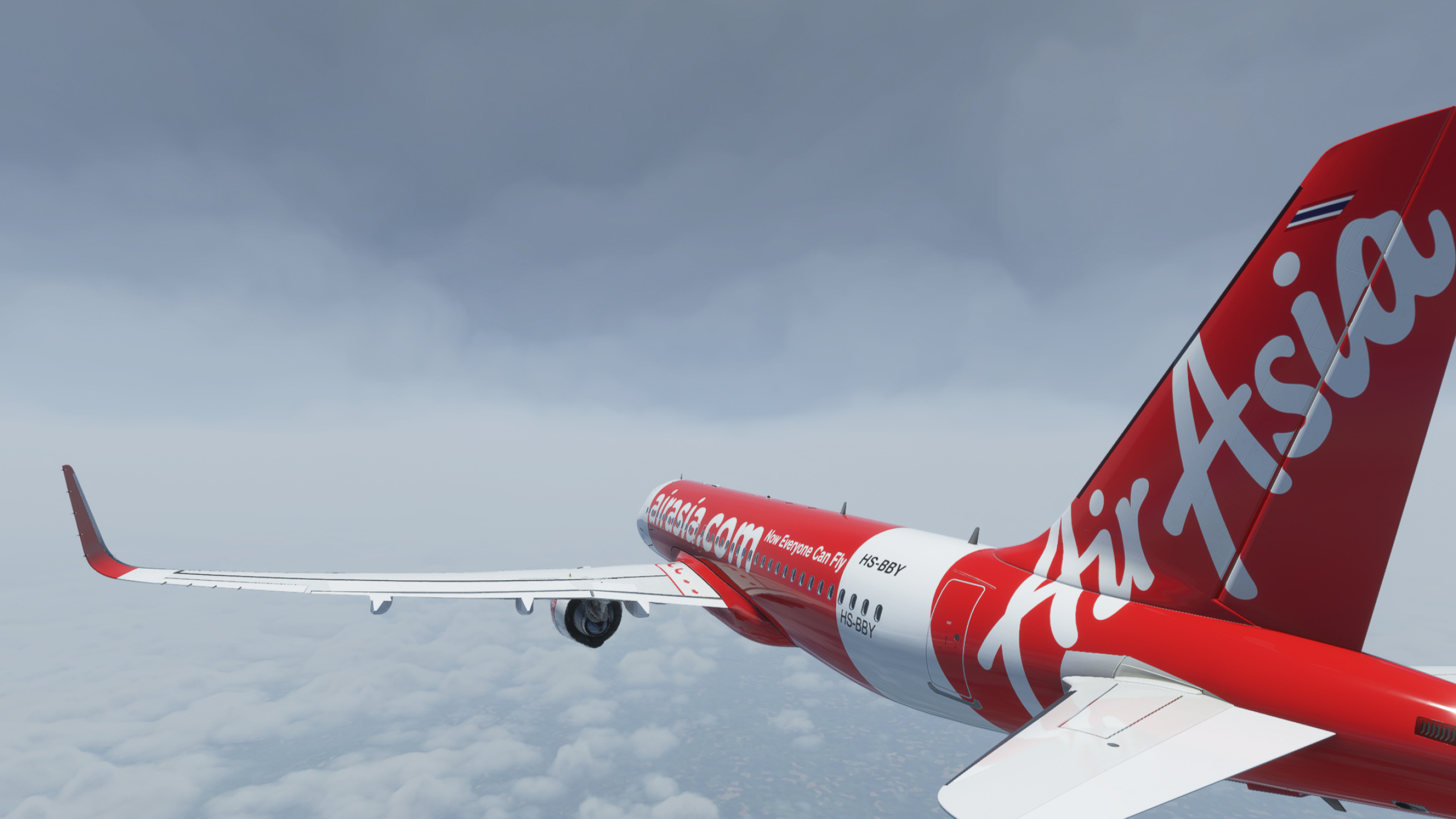 AirAsia, Travels, A32NX, A320neo, 2560x1440 HD Desktop